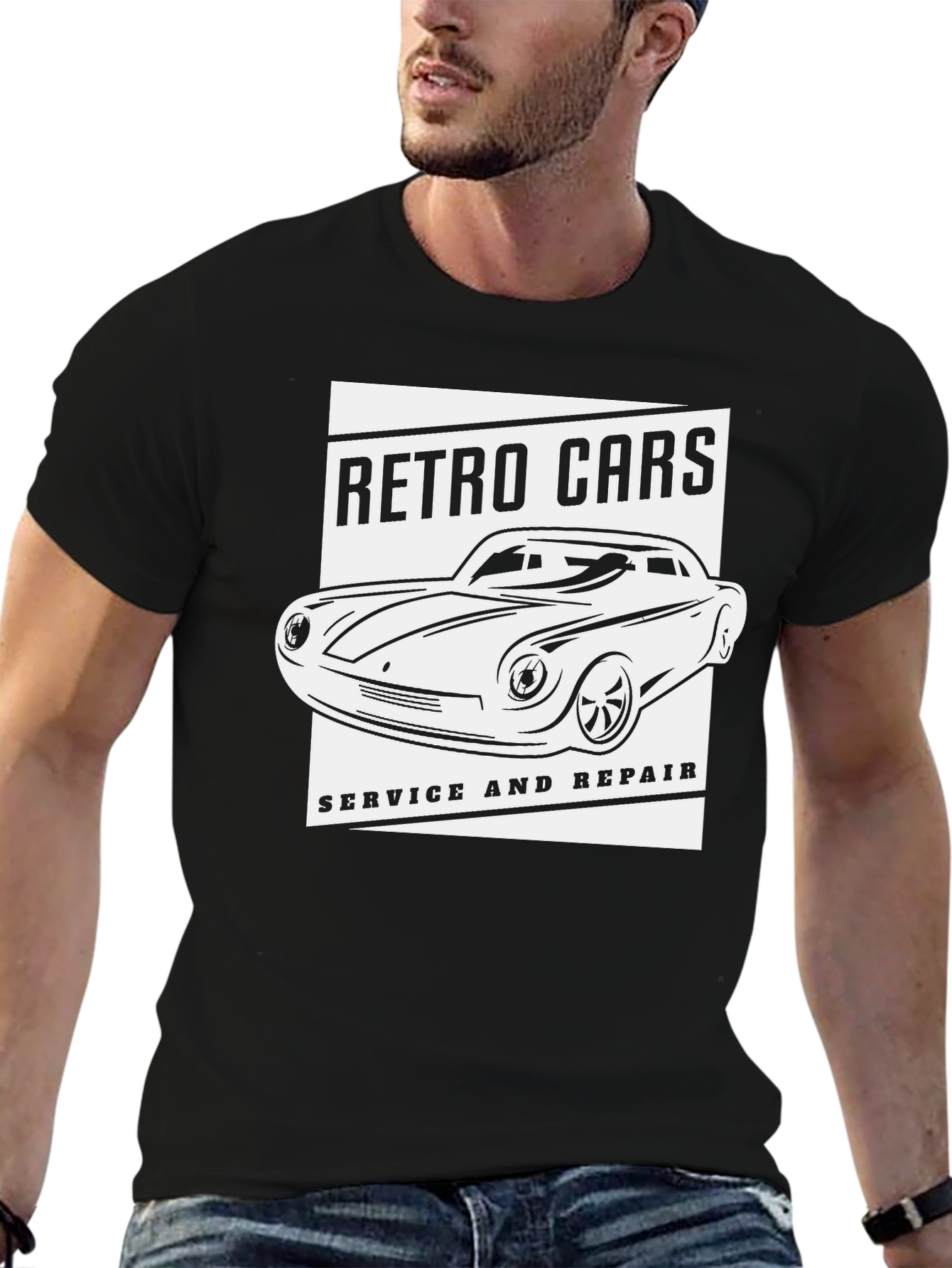 Retro Cars Service & Repair T-Shirt