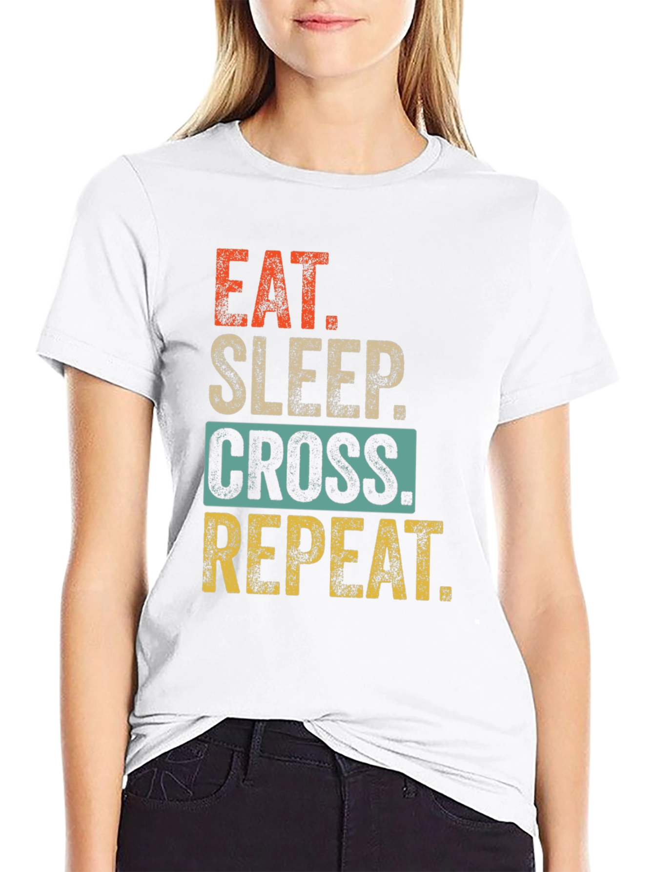 Eat Sleep Cross Repeat T-Shirt