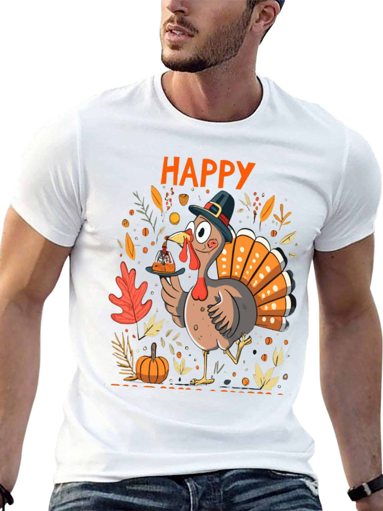 Happy Thanksgiving Turkey T-Shirt