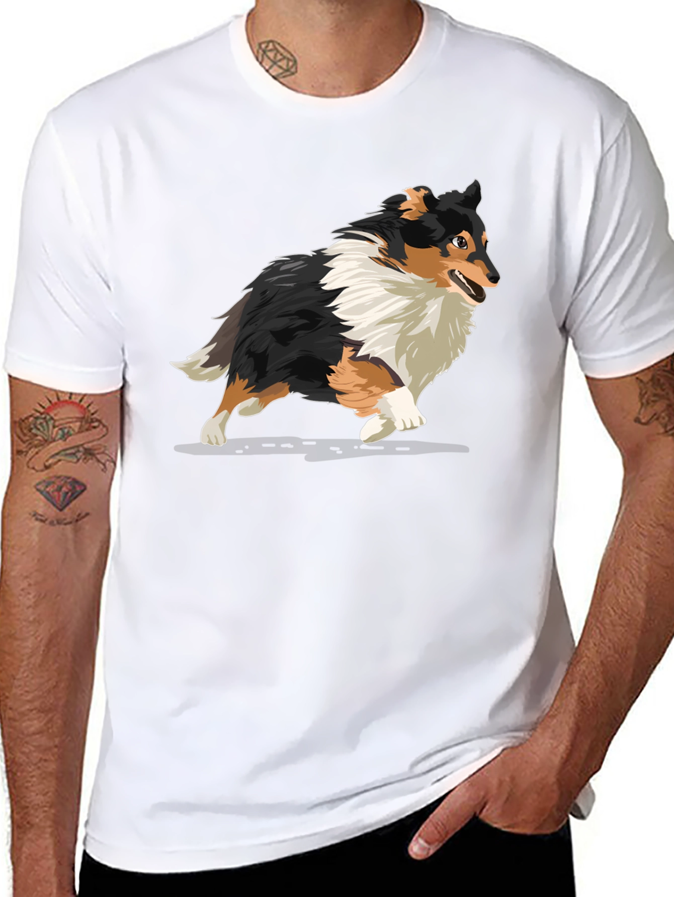 Shetland Sheepdog Dog Graphic Tee