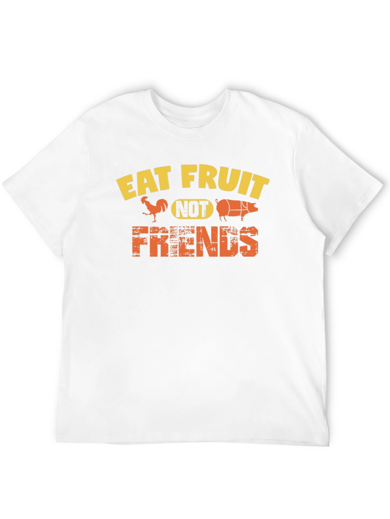 Eat Fruit Not Friends Vegan T-Shirt