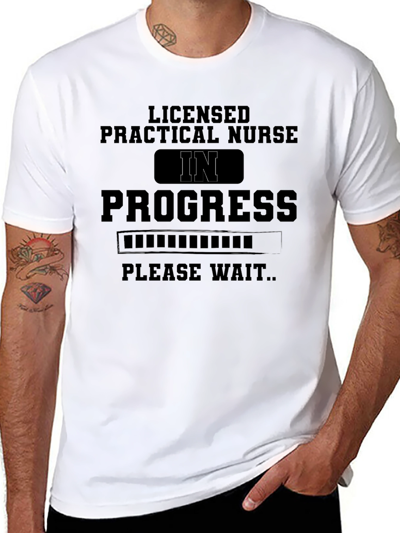 LPN in Progress T-Shirt - Future Nurse Tee
