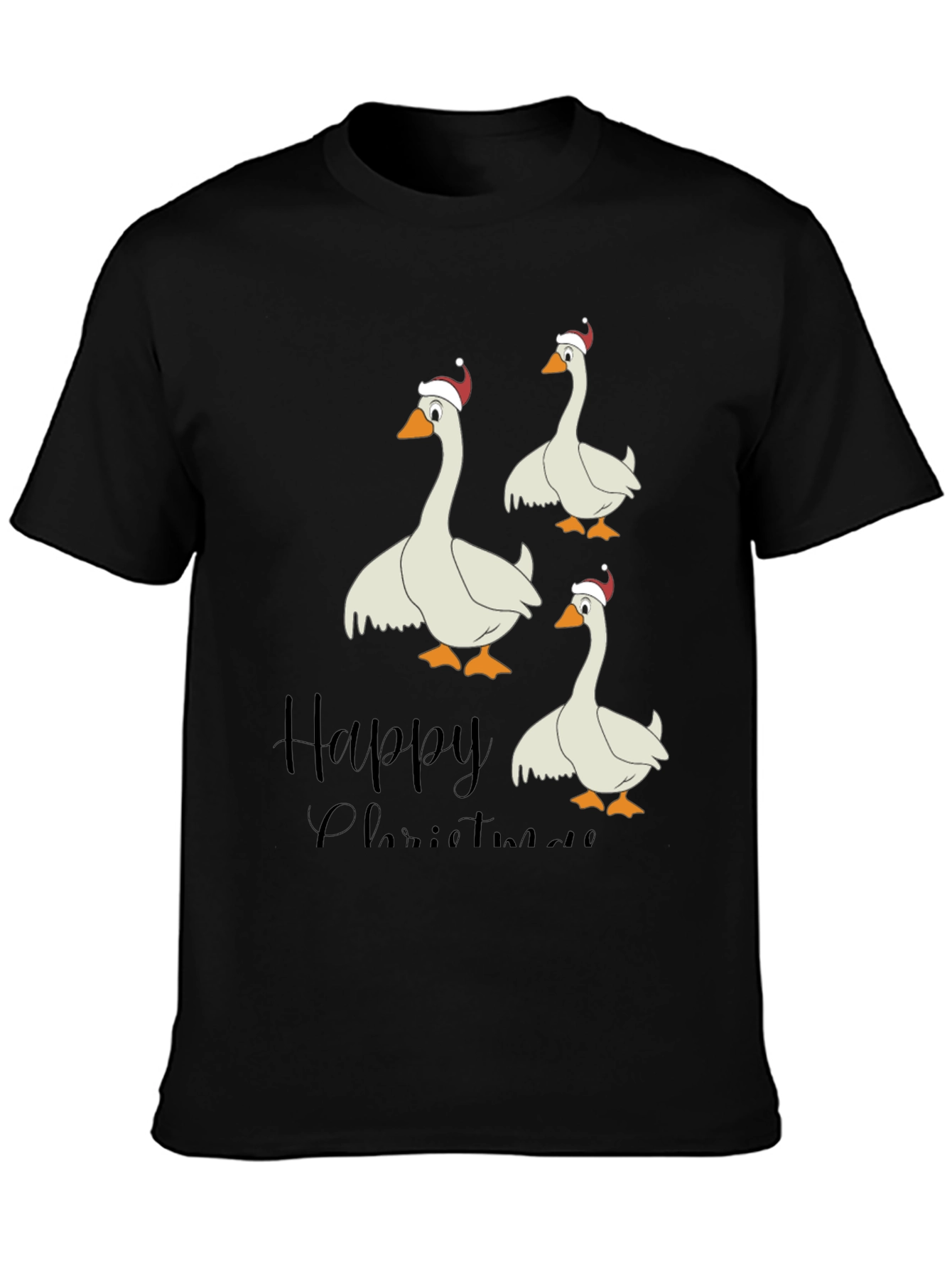 Happy Christmas Goose T-Shirt