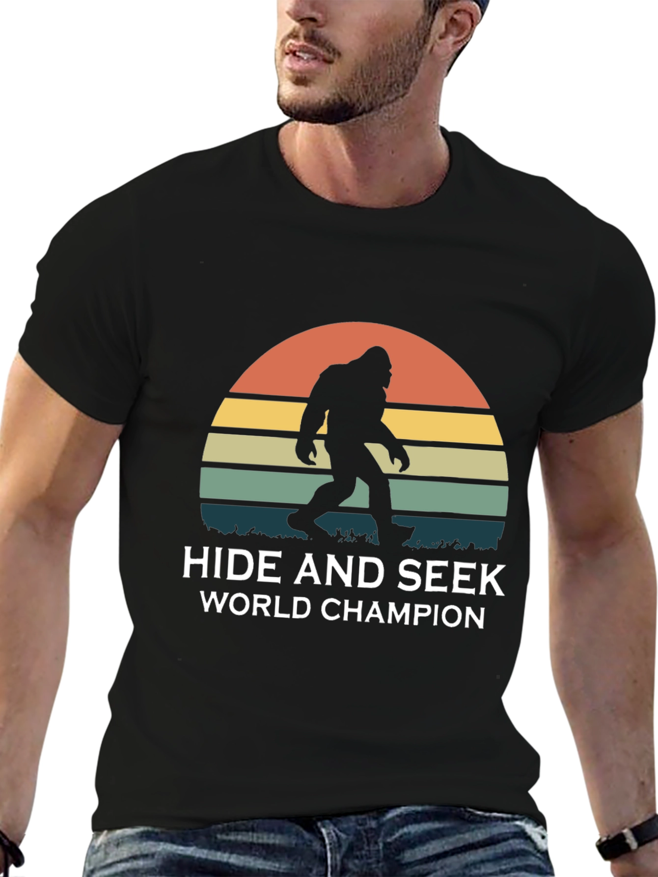 Hide and Seek World Champion Bigfoot Graphic Tee