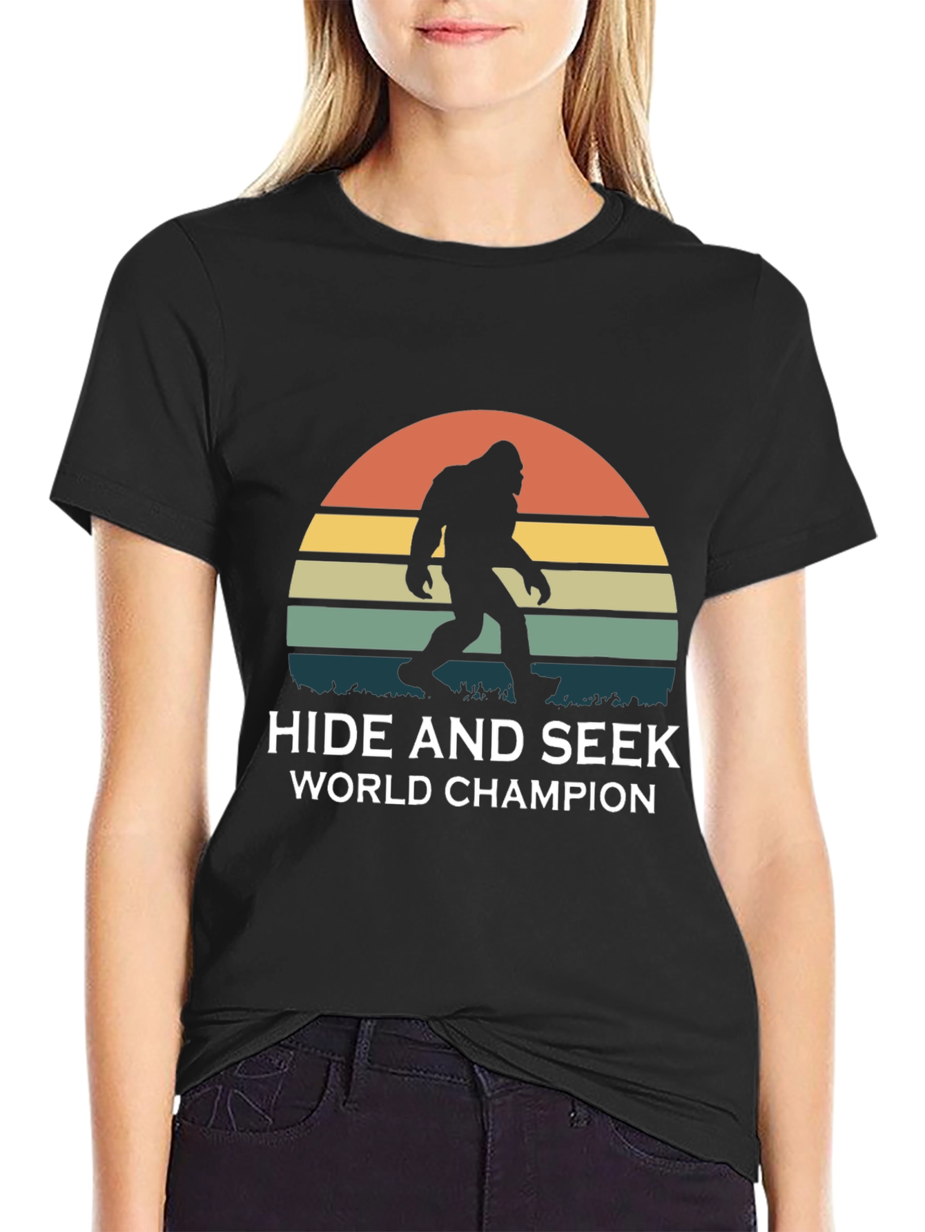 Hide and Seek World Champion Bigfoot Graphic Tee