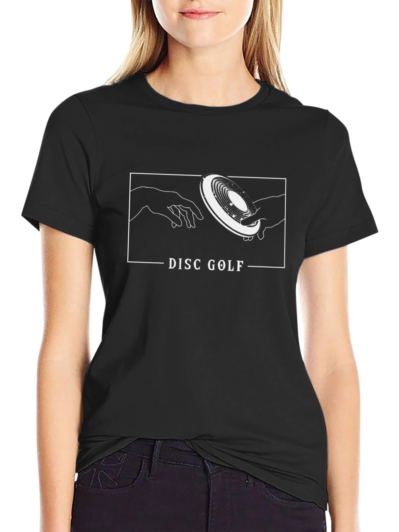 Disc Golf Michelangelo T-Shirt - Funny Sport Tee