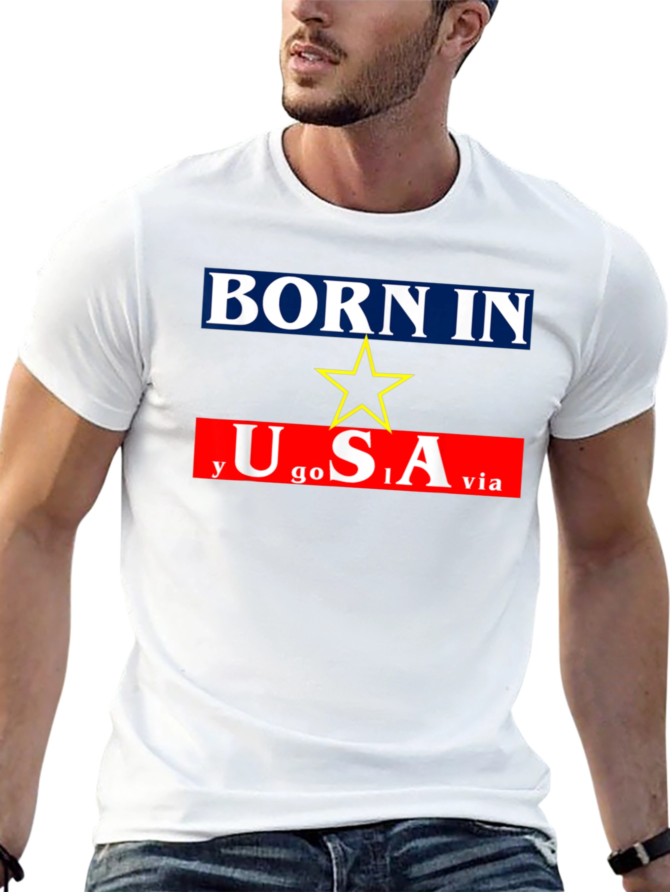 Born In Yugoslavia Made In USA Graphic Tee