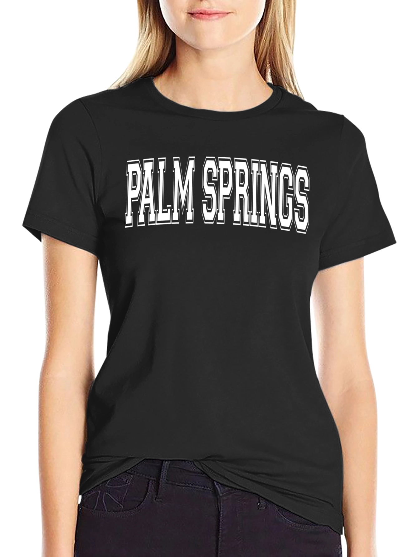 Palm Springs Graphic Tee - Retro Style T-Shirt
