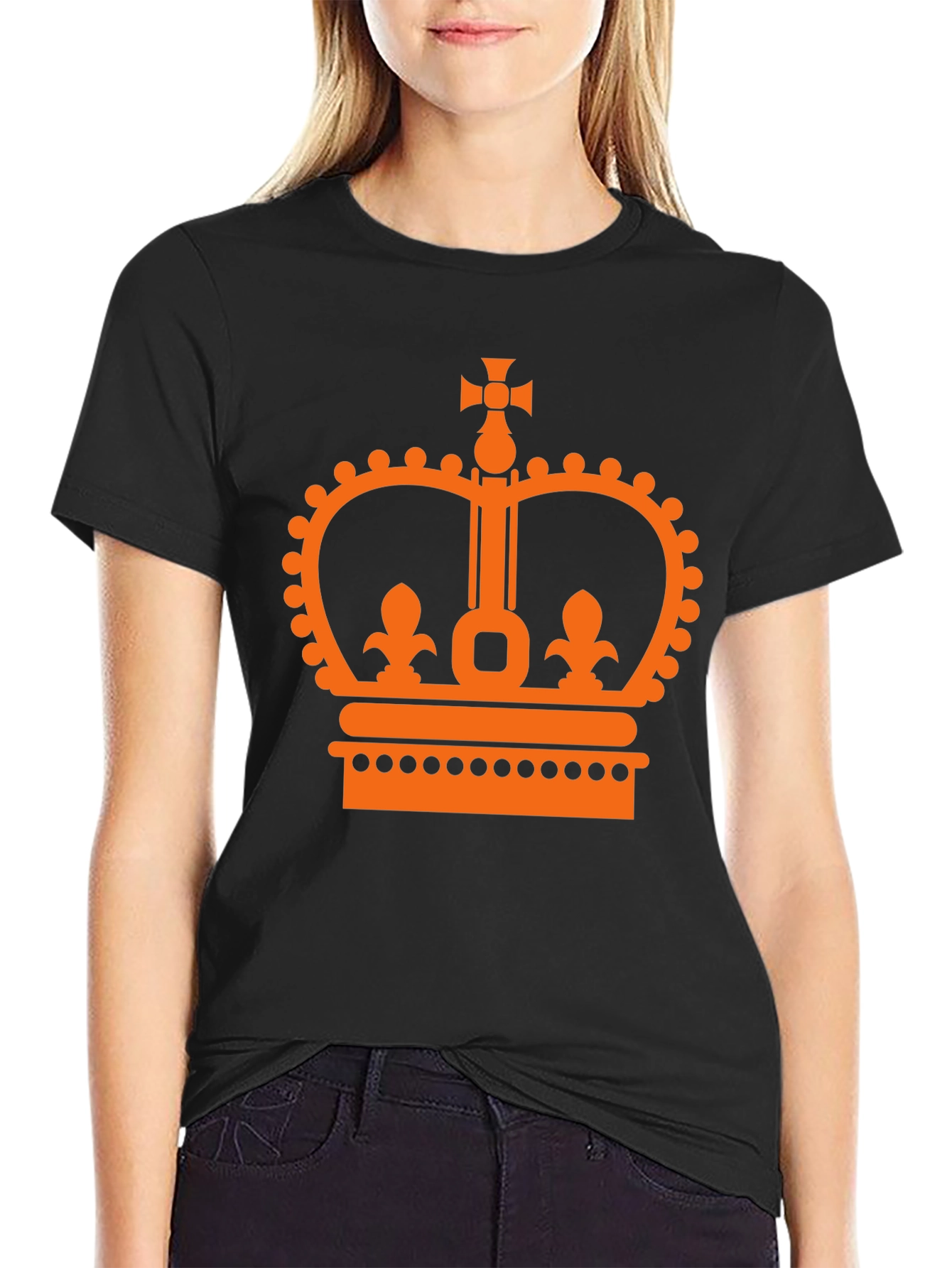 Crown Graphic Tee - Classic Design