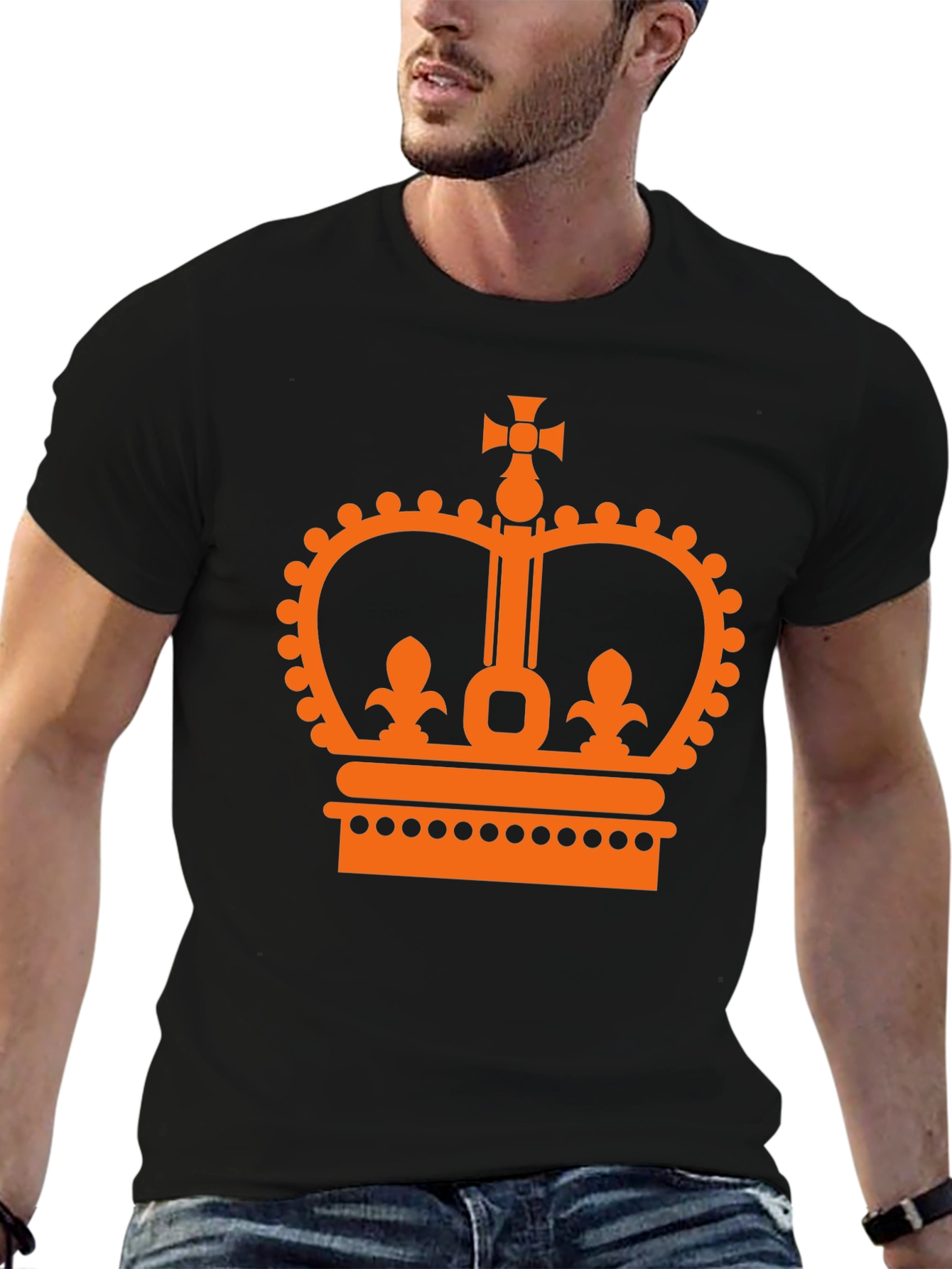 Crown Graphic Tee - Classic Design