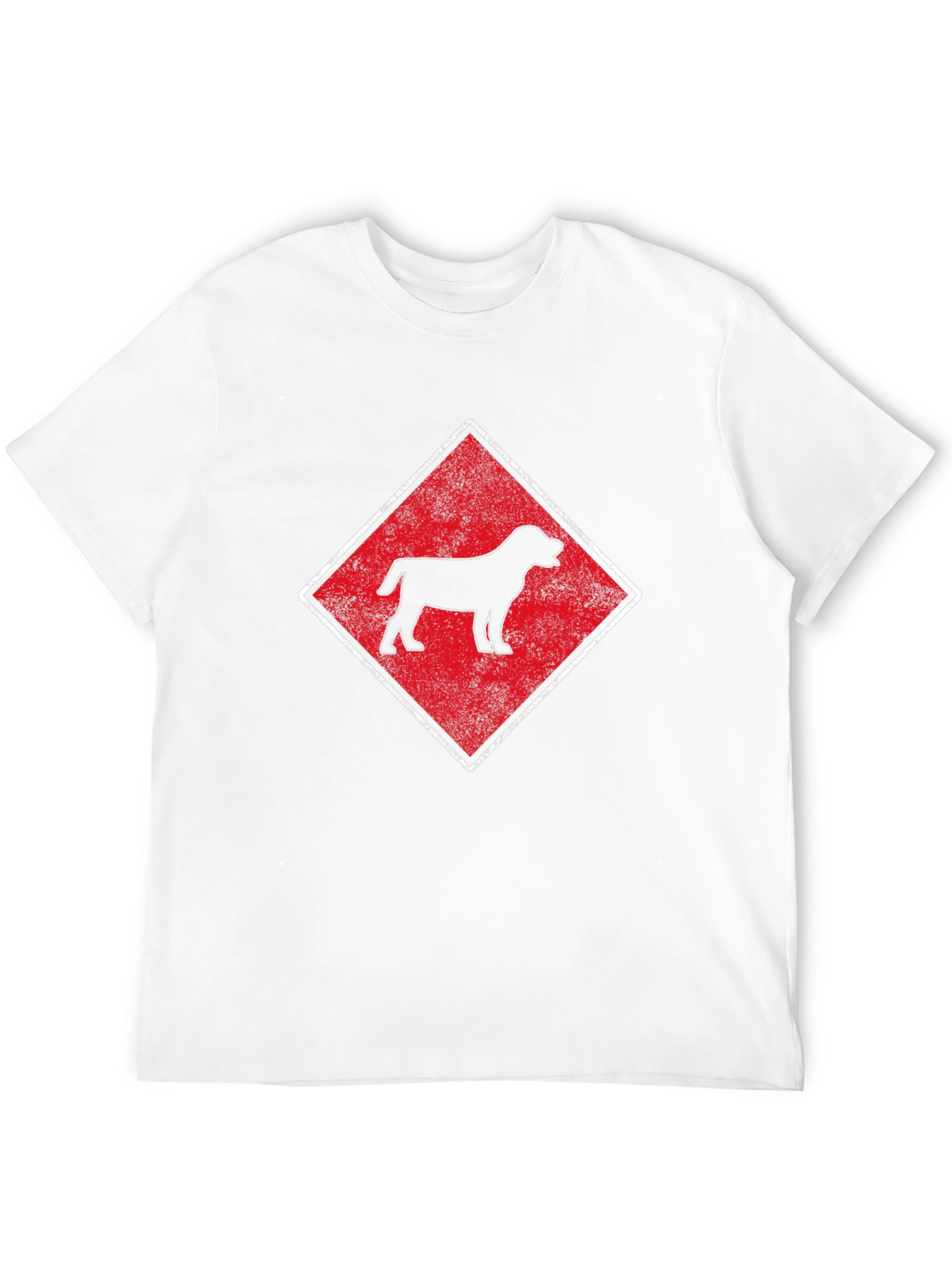 Dog Breed Diamond T-Shirt - Black