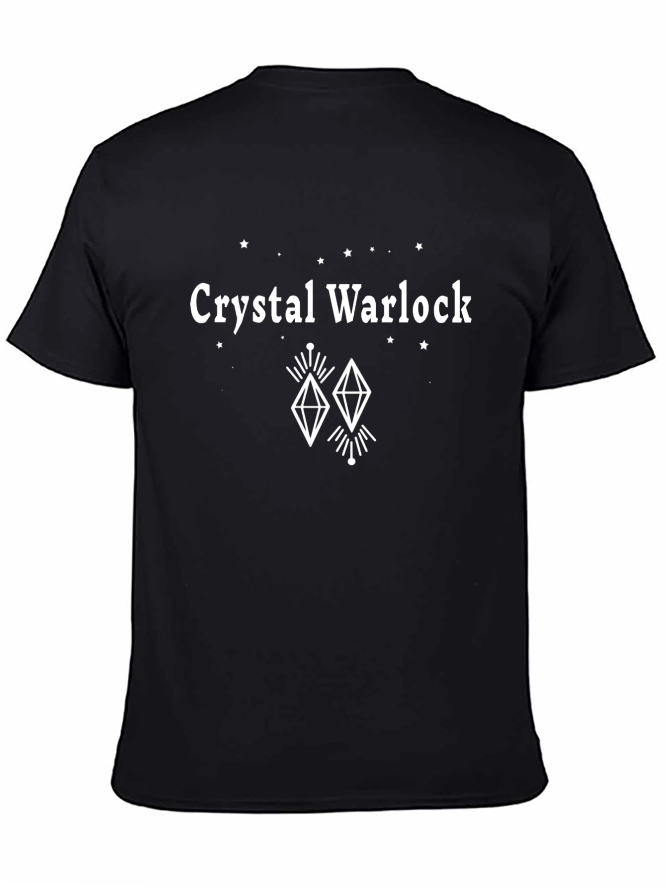 Crystal Warlock Graphic T-Shirt - Black
