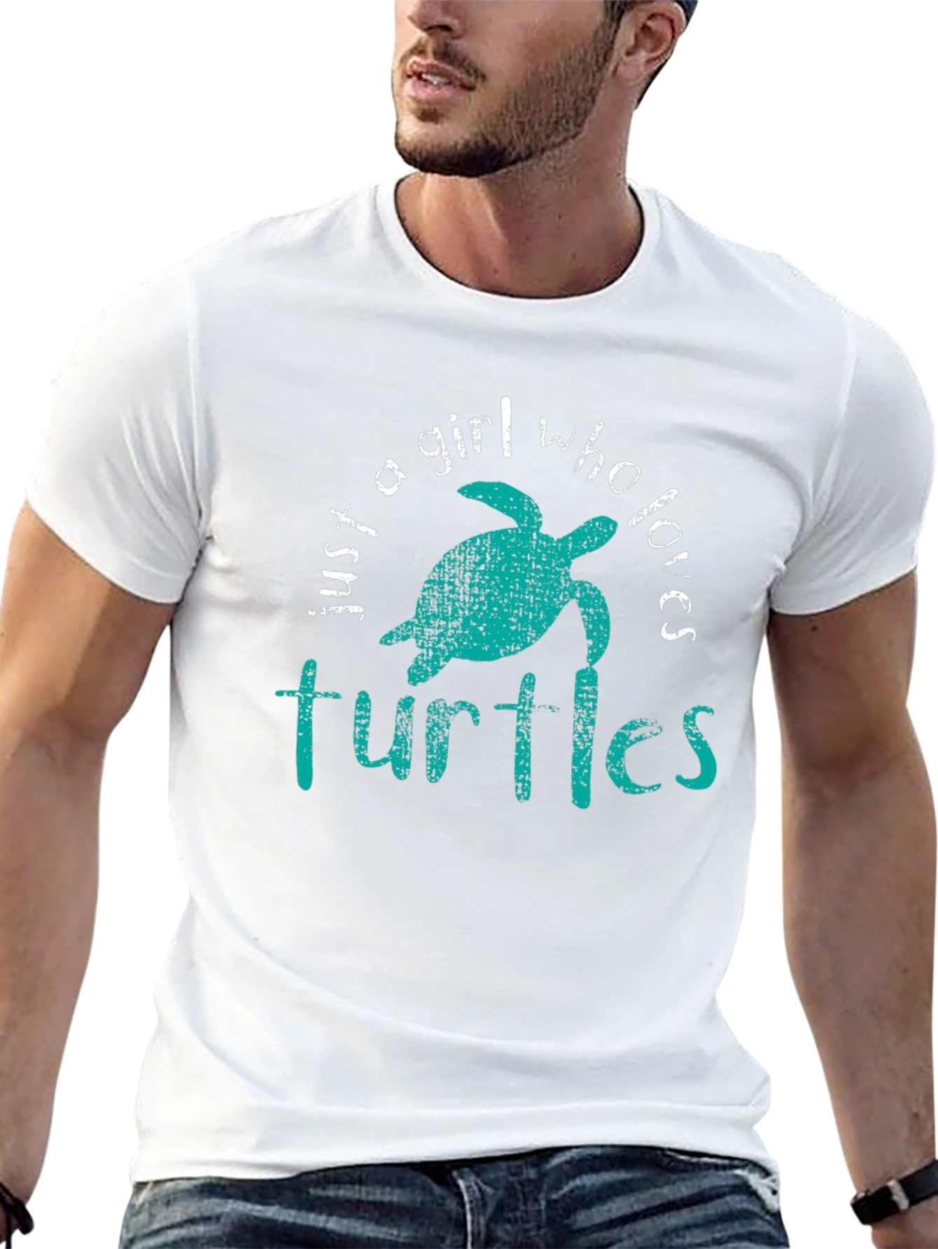 Just A Girl Who Loves Turtles Graphic Tee