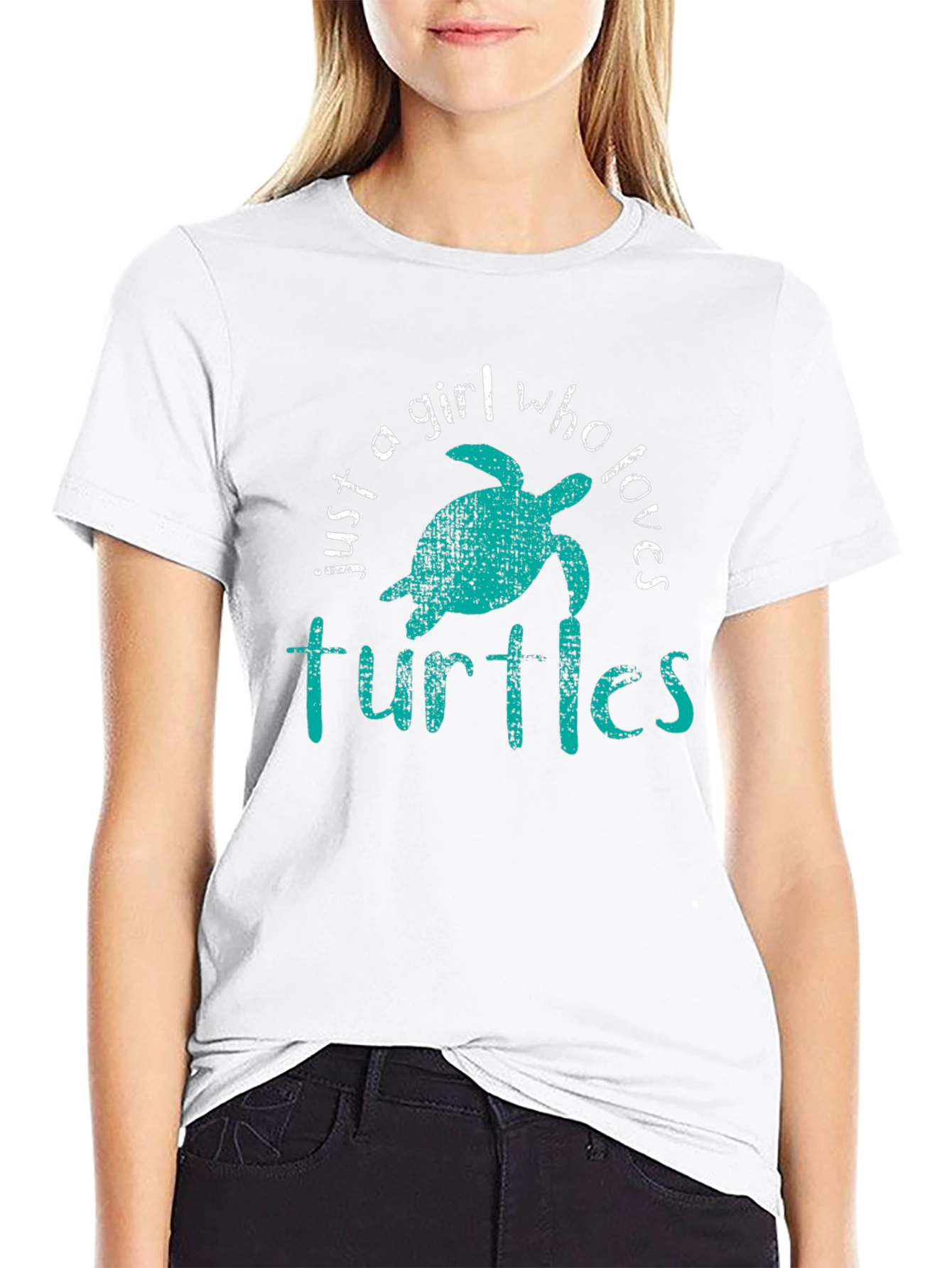 Just A Girl Who Loves Turtles Graphic Tee