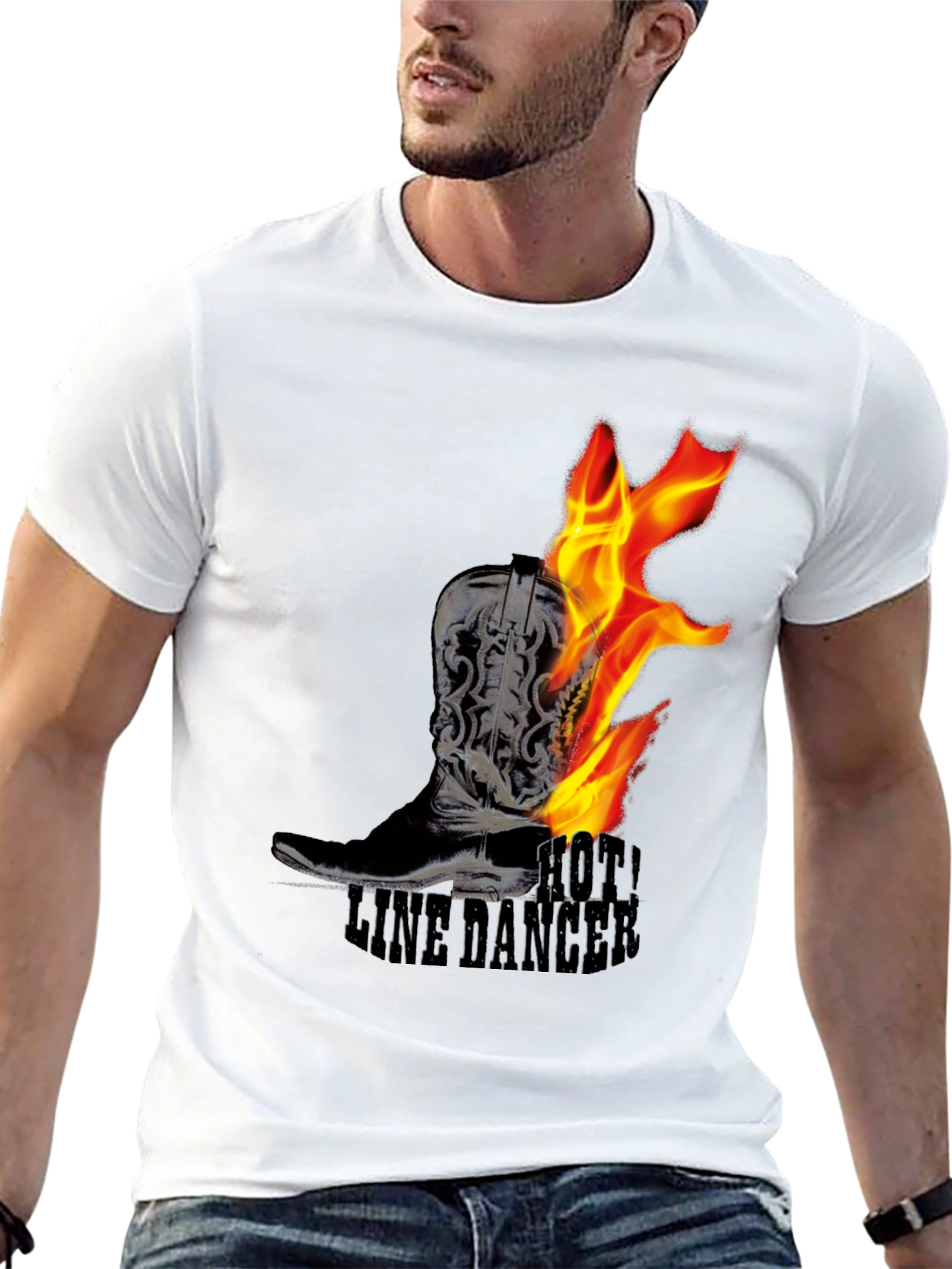 Hot Line Dancer Graphic Tee