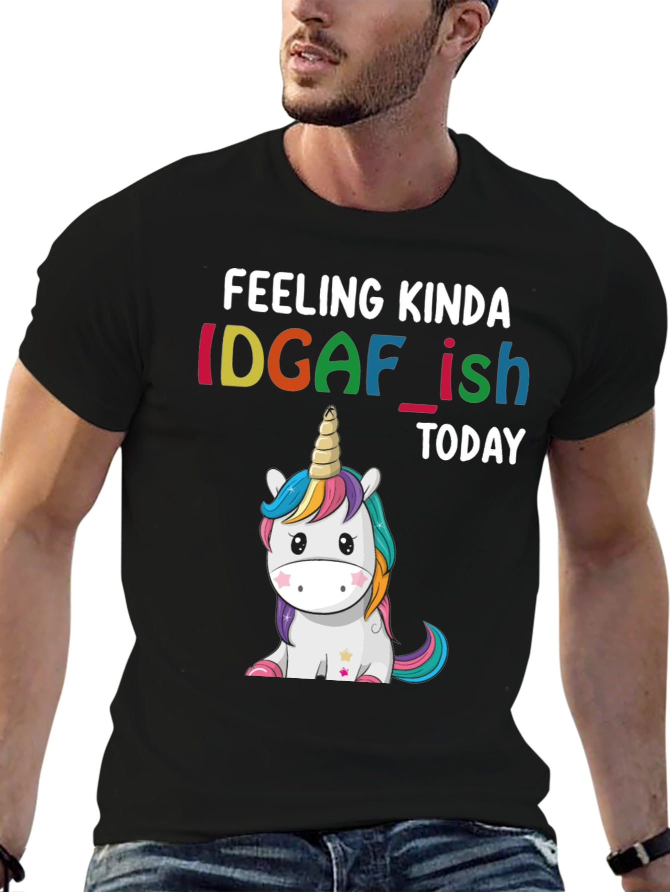 IDGAF-ish Unicorn Graphic Tee