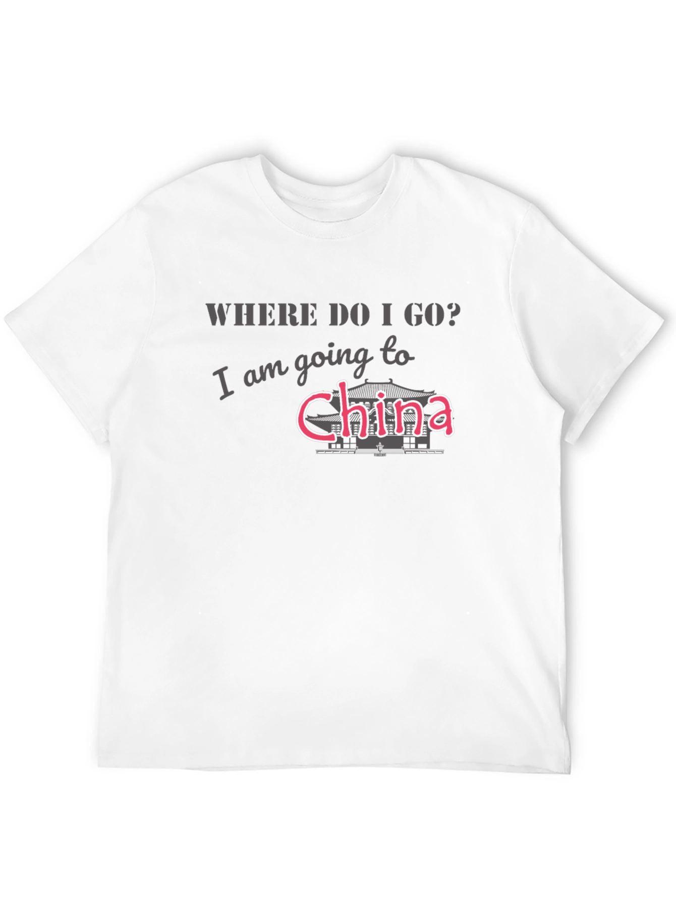 China Trip T-Shirt - Mens Black Tee