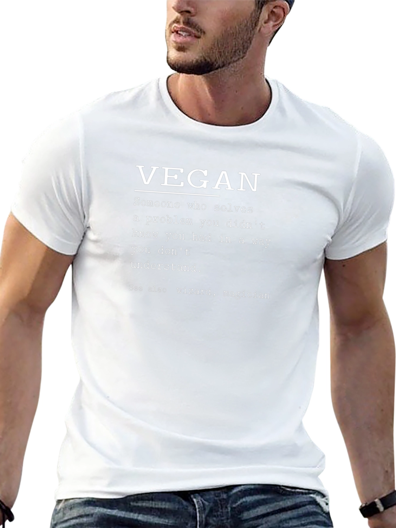 Vegan Definition T-Shirt: Funny Vegetarian Tee