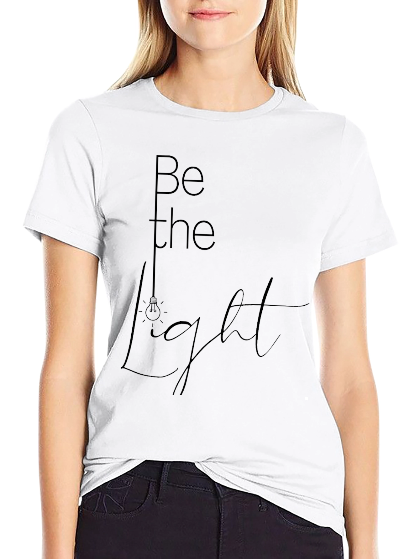 Be The Light Stylish Graphic Tee
