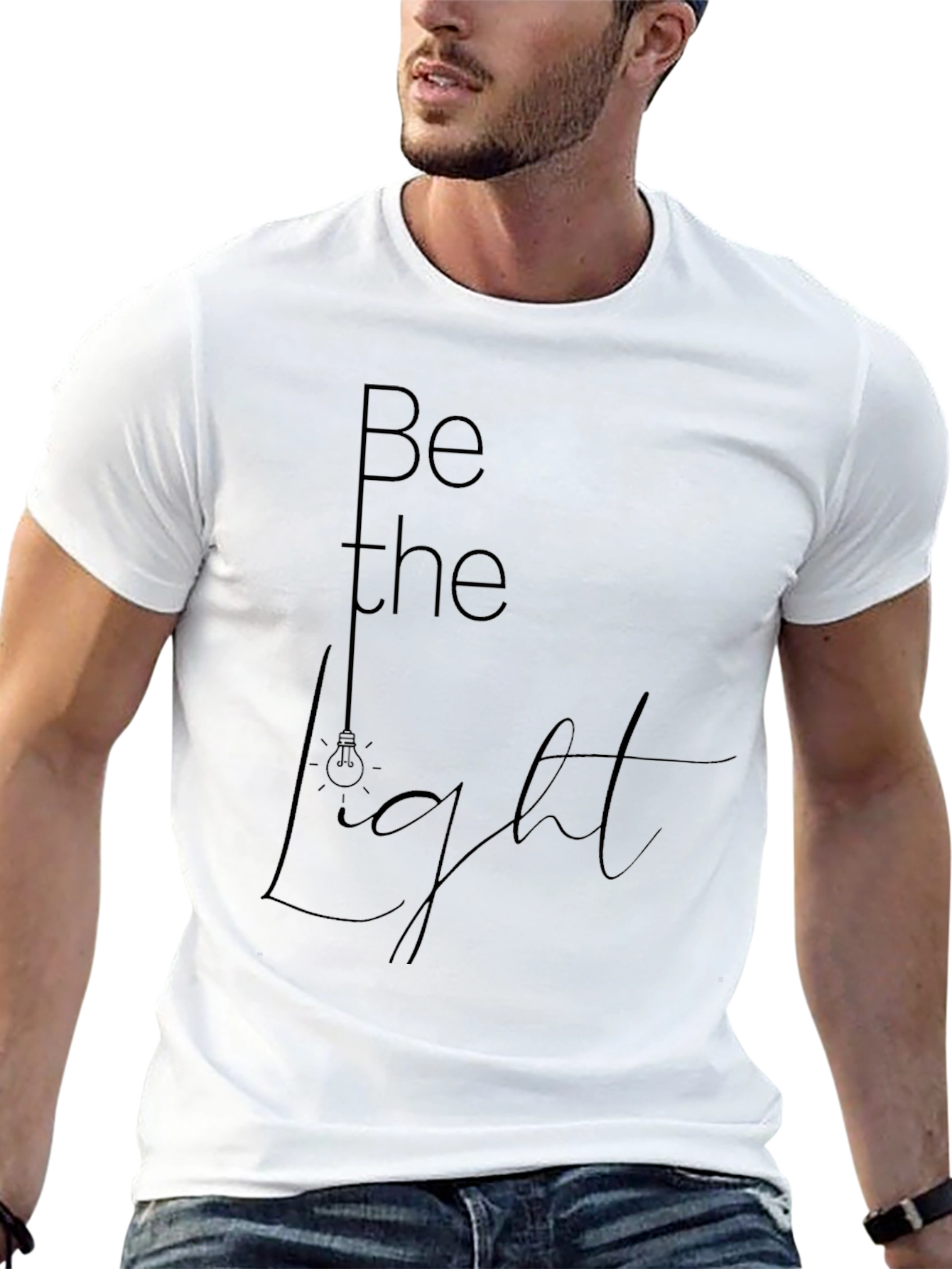 Be The Light Stylish Graphic Tee