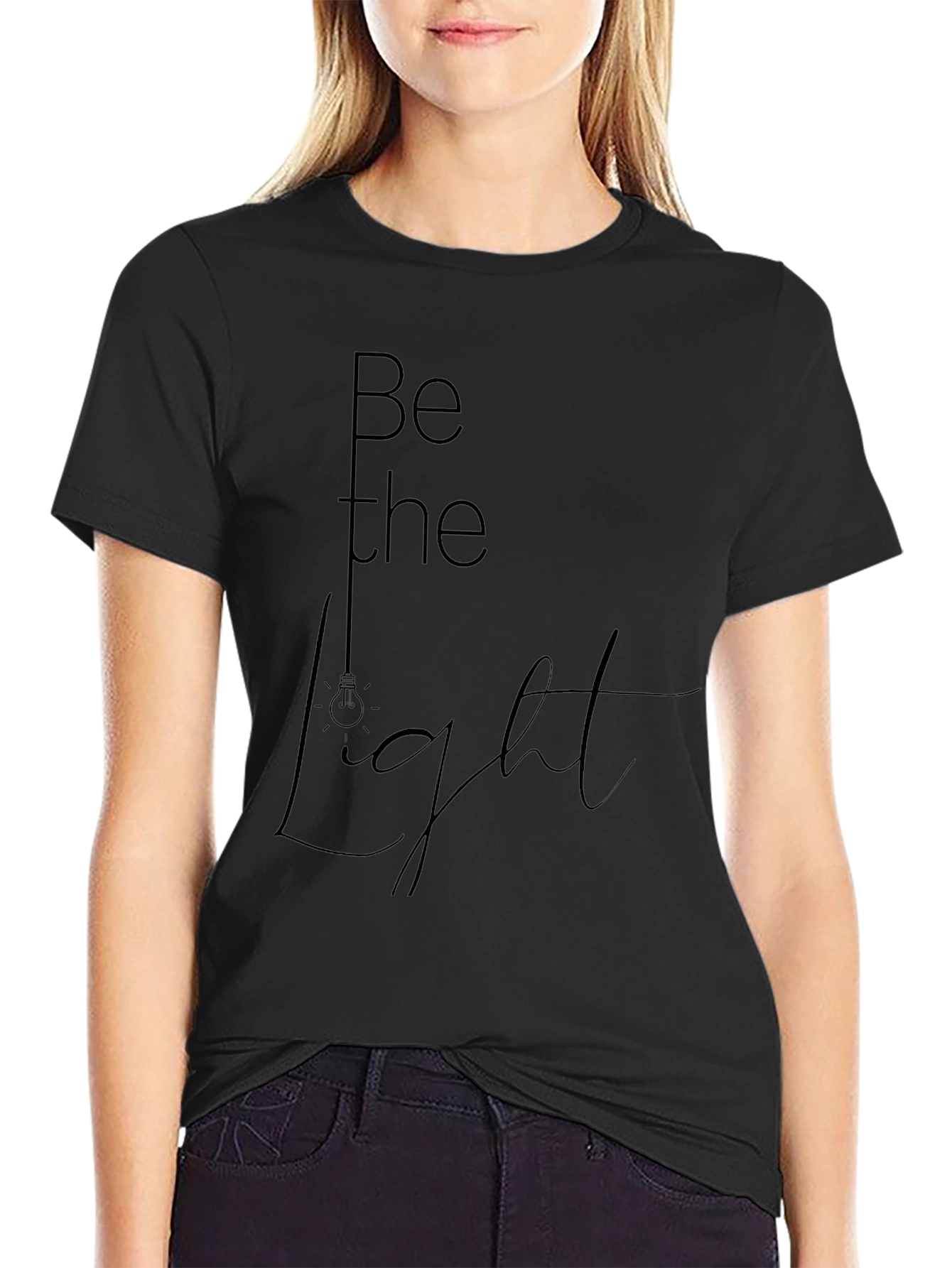 Be The Light Stylish Graphic Tee