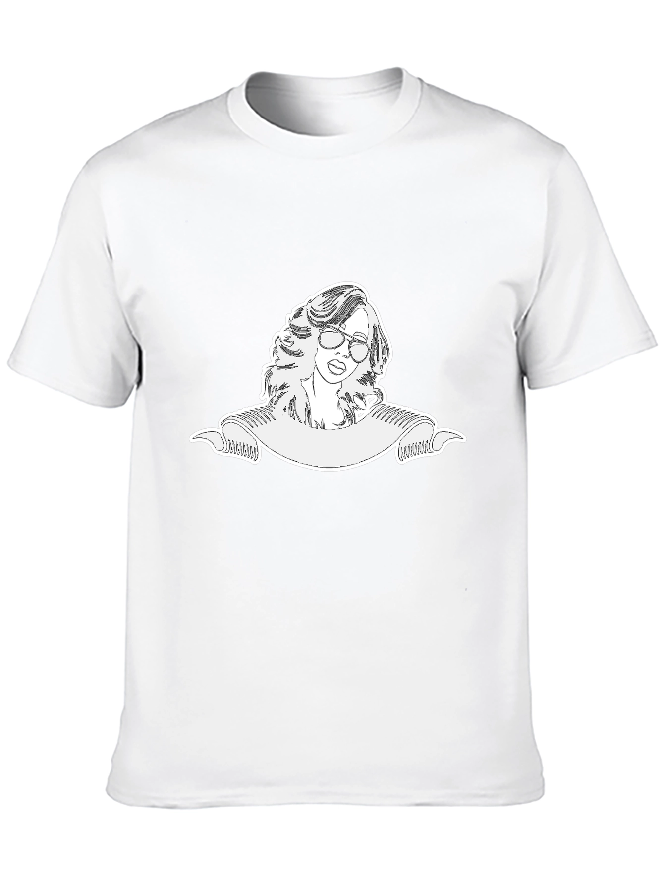 Retro Style Graphic Tee - Cool Woman Design