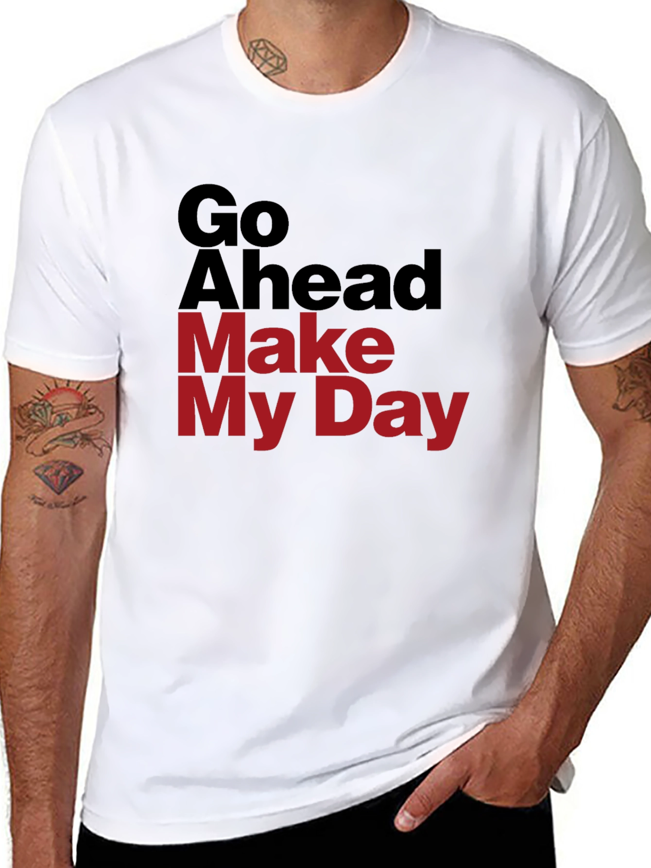 Go Ahead Make My Day Graphic T-Shirt