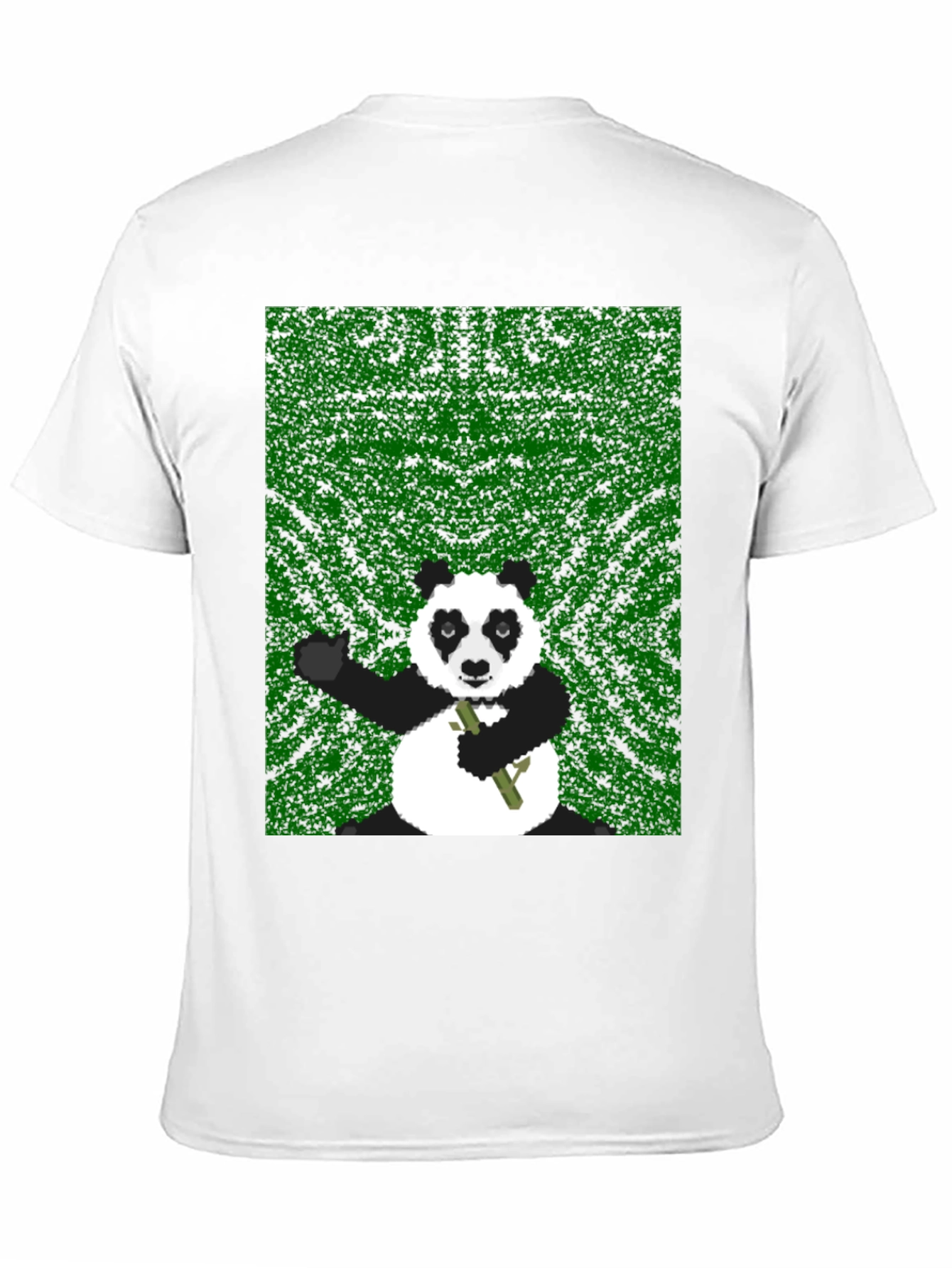 Pixel Panda Graphic Tee - Black
