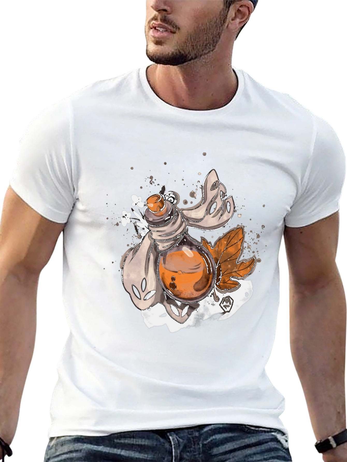 Spooky Potion Graphic Tee - Halloween Style