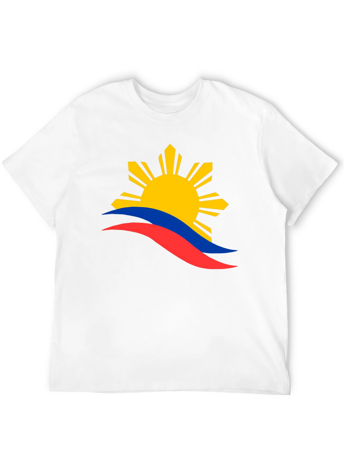 Philippines Flag Graphic T-Shirt - Black