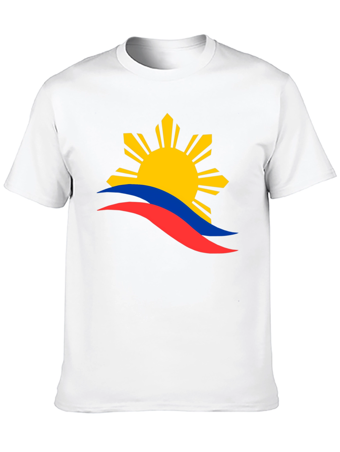 Philippines Flag Graphic T-Shirt - Black