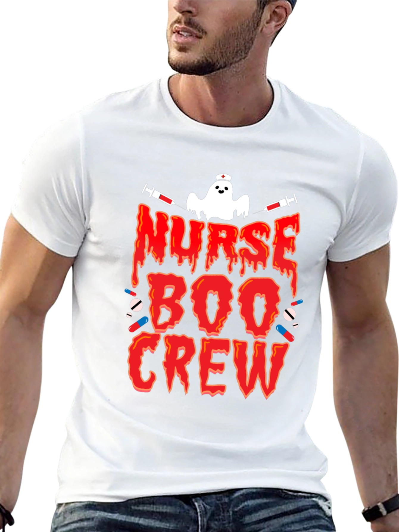 Nurse Boo Crew Halloween T-Shirt