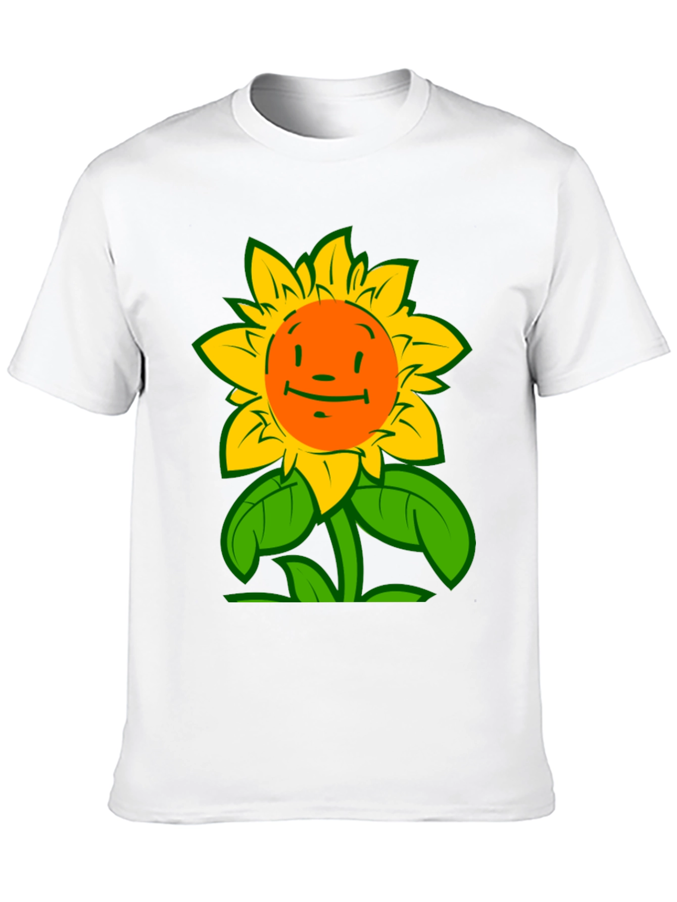 Sunflower Graphic T-Shirt - Cheerful & Unique Design
