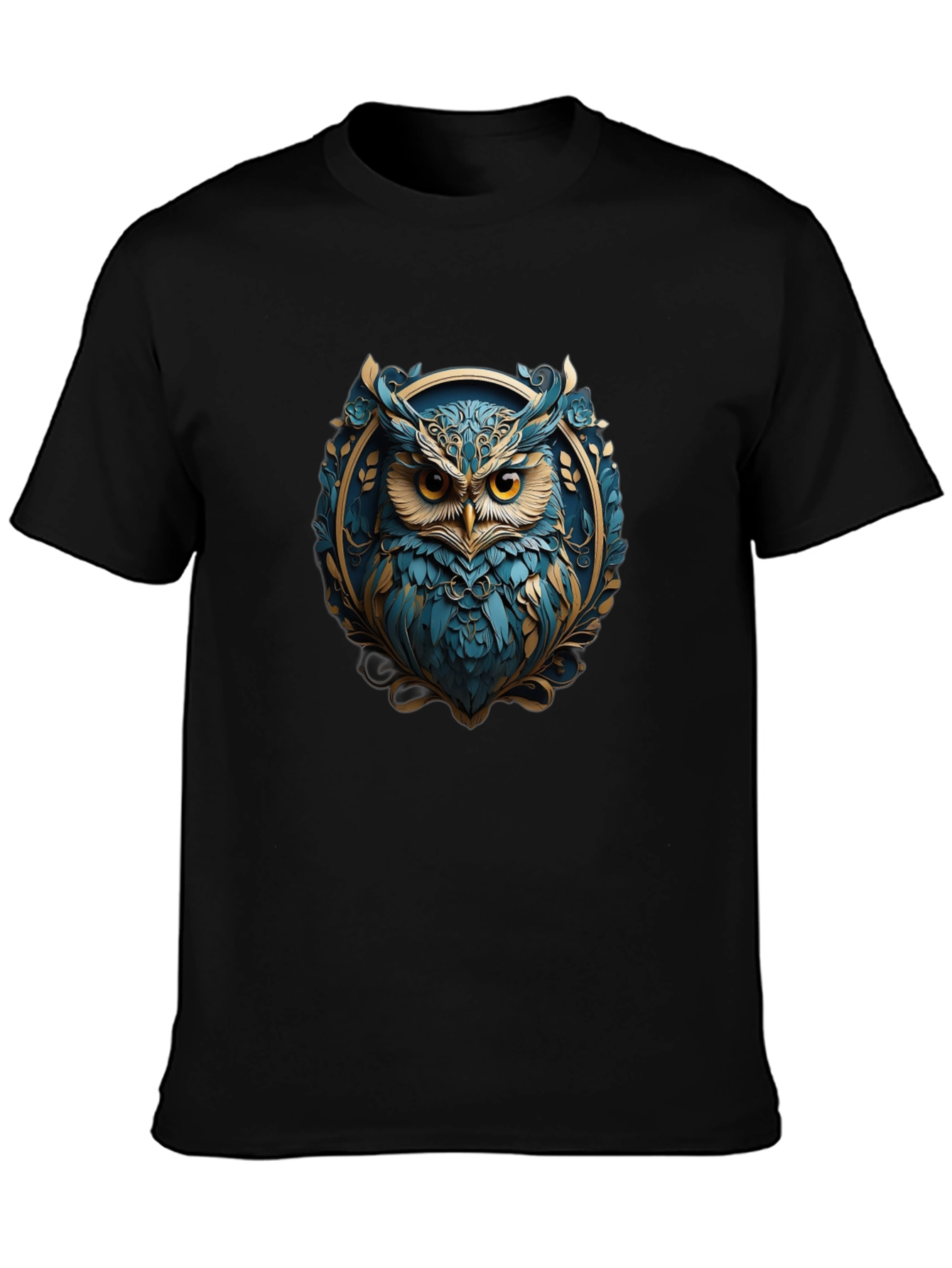 Owl Graphic Tee - Stylish Bird Design