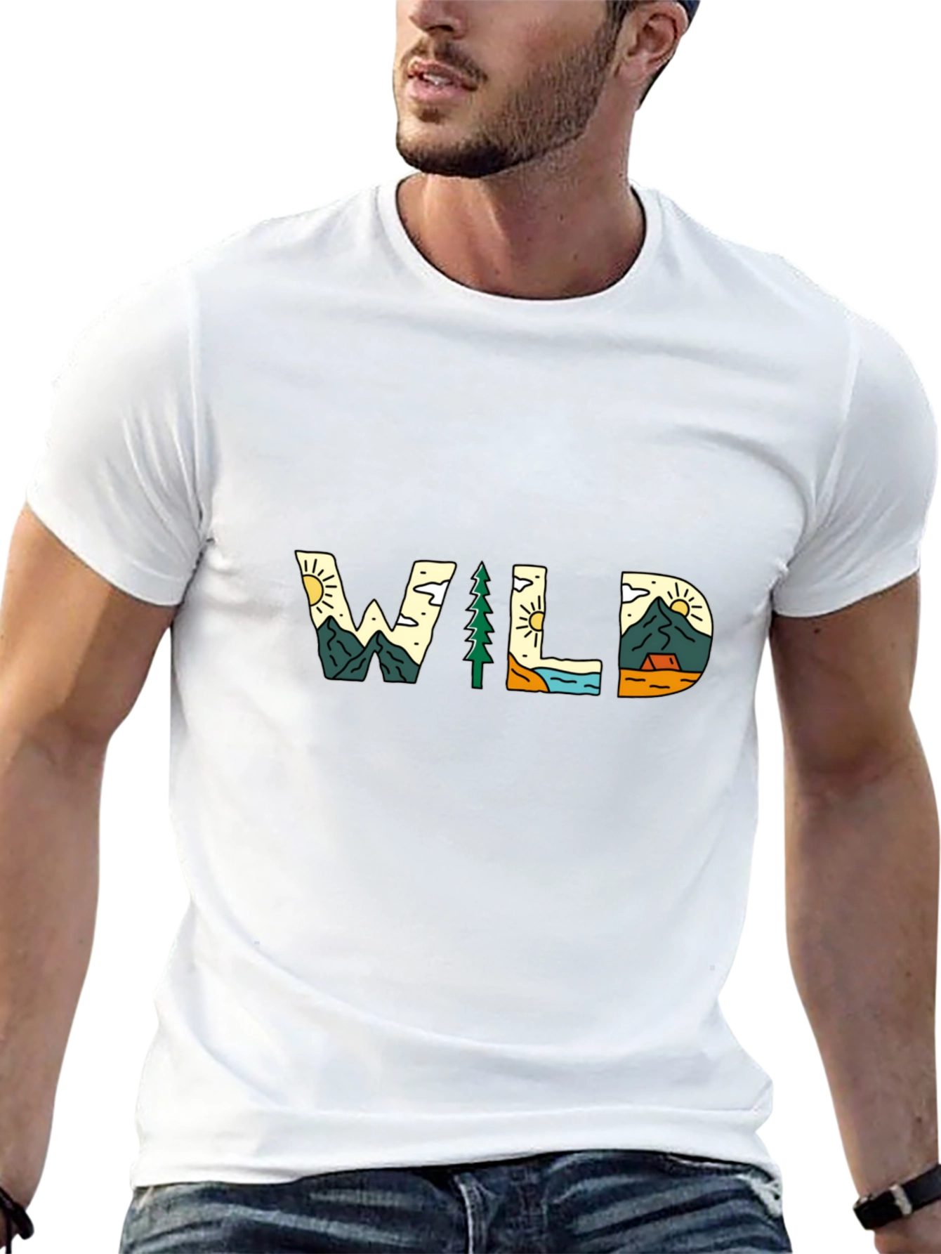 Wild Graphic Tee - Nature Adventure T-Shirt