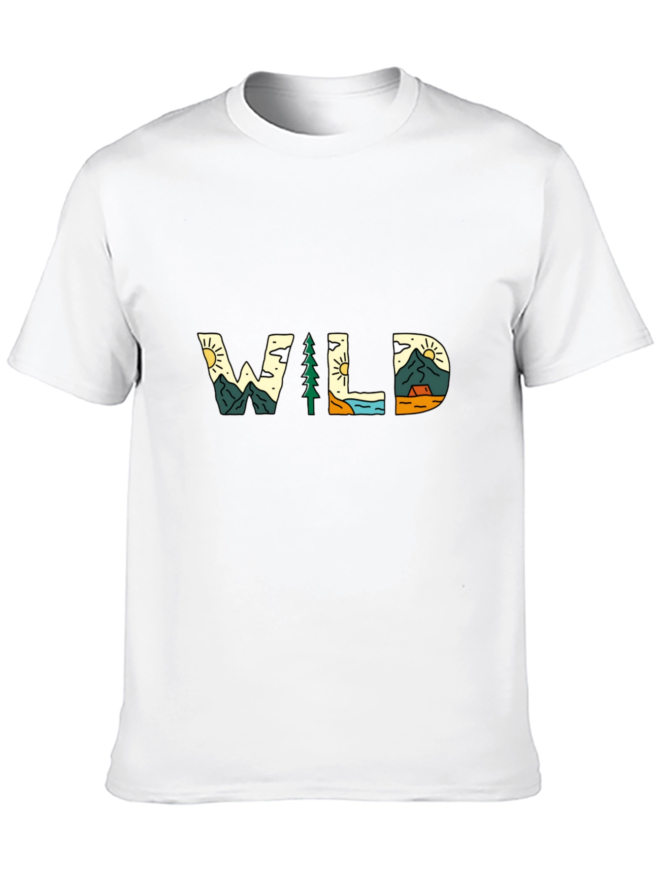 Wild Graphic Tee - Nature Adventure T-Shirt