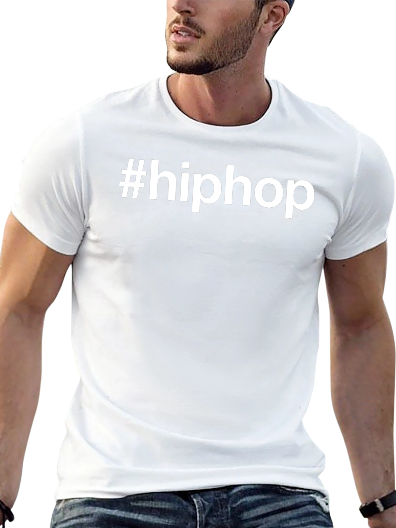 #hiphop Black T-Shirt