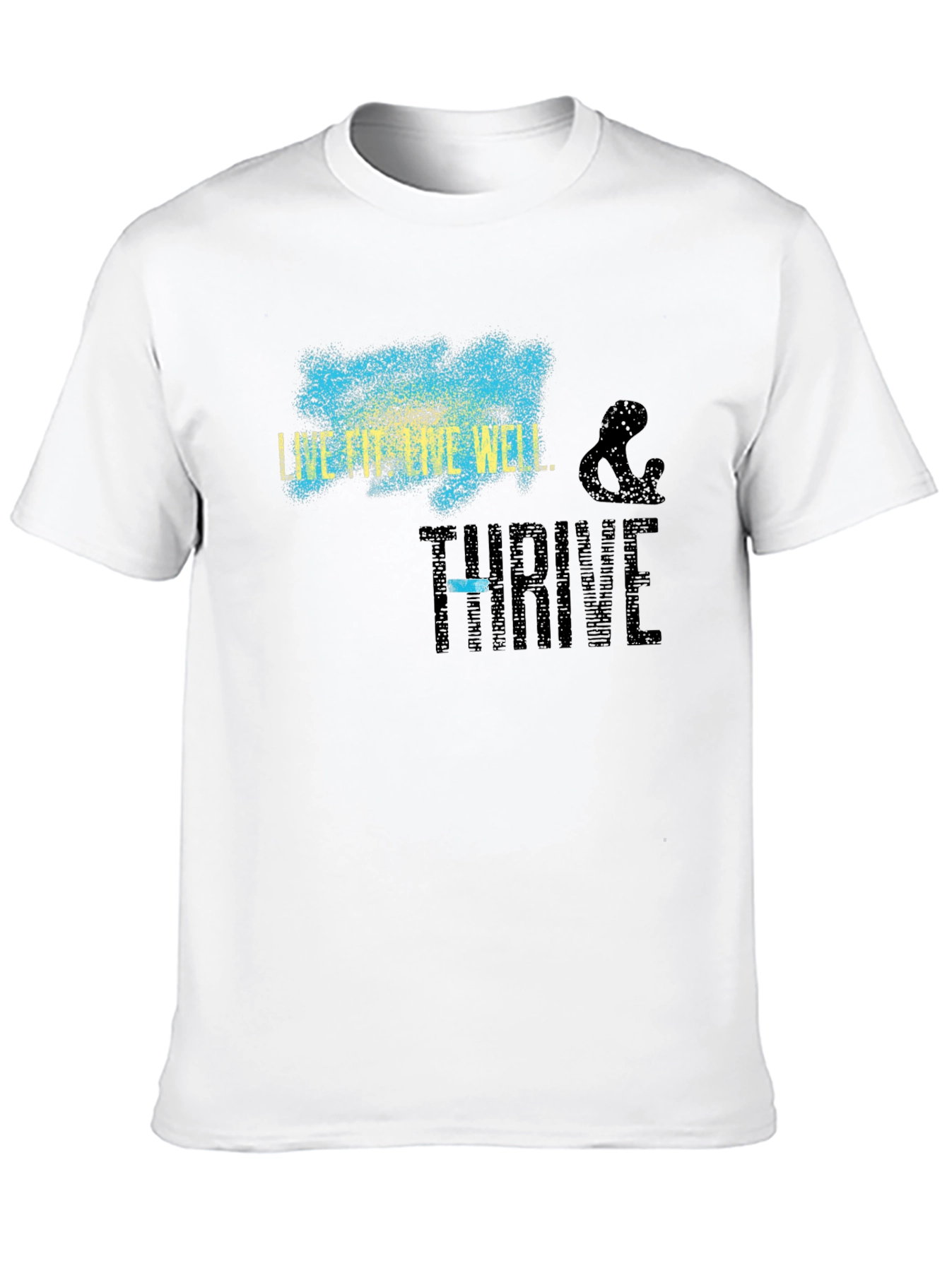 Live Fit Thrive Well Graphic T-Shirt