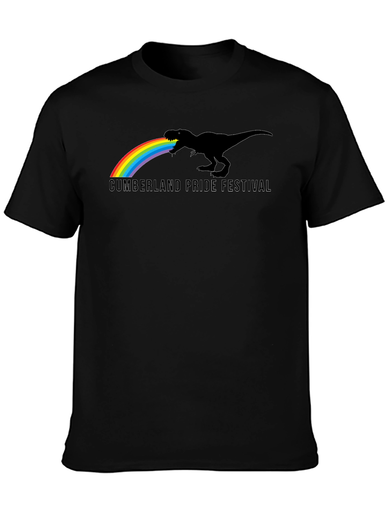Pride Festival T-Rex Rainbow T-Shirt