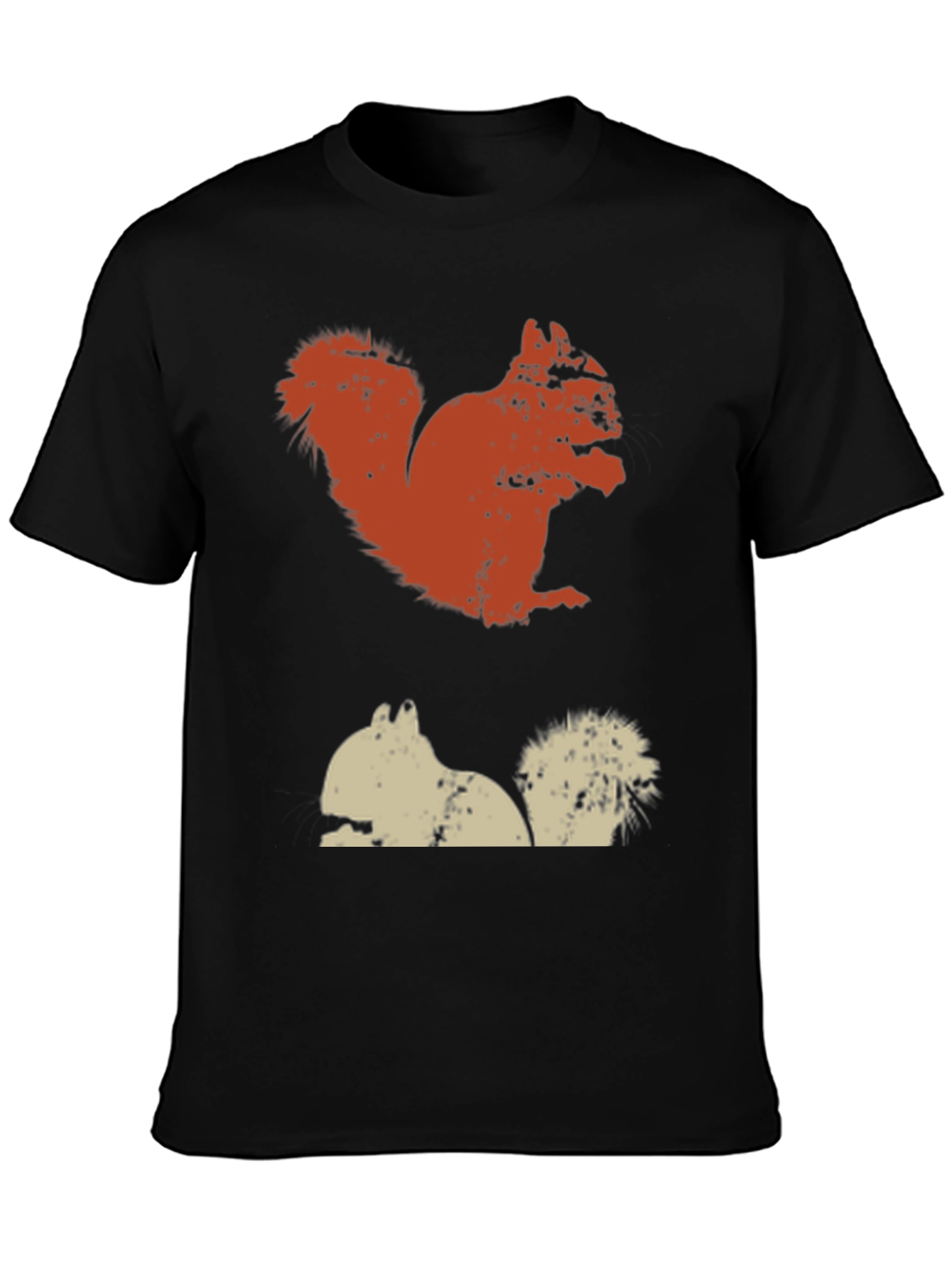Squirrel Graphic Tee - Casual Style