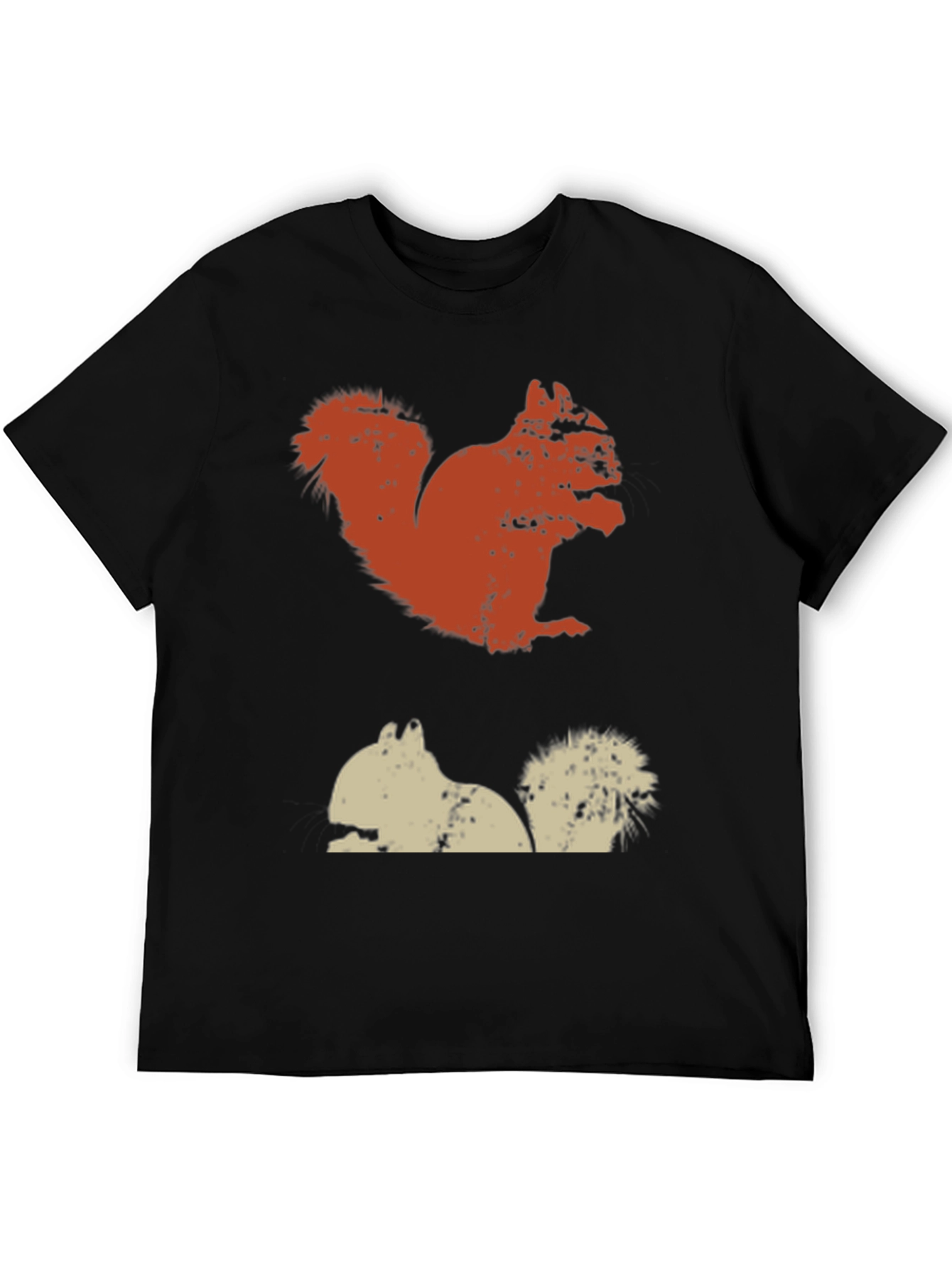 Squirrel Graphic Tee - Casual Style