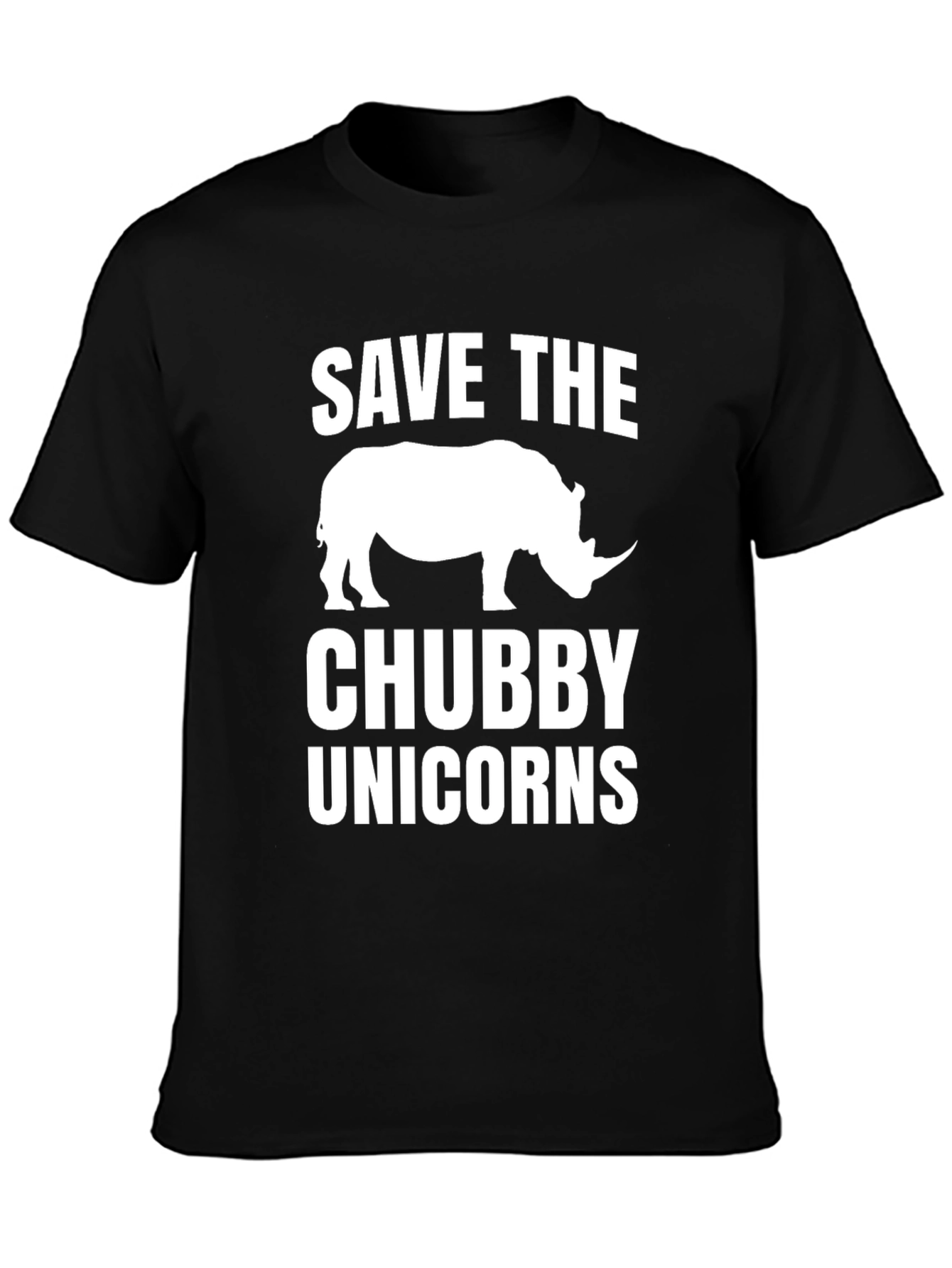 Save the Chubby Unicorns Rhino T-Shirt