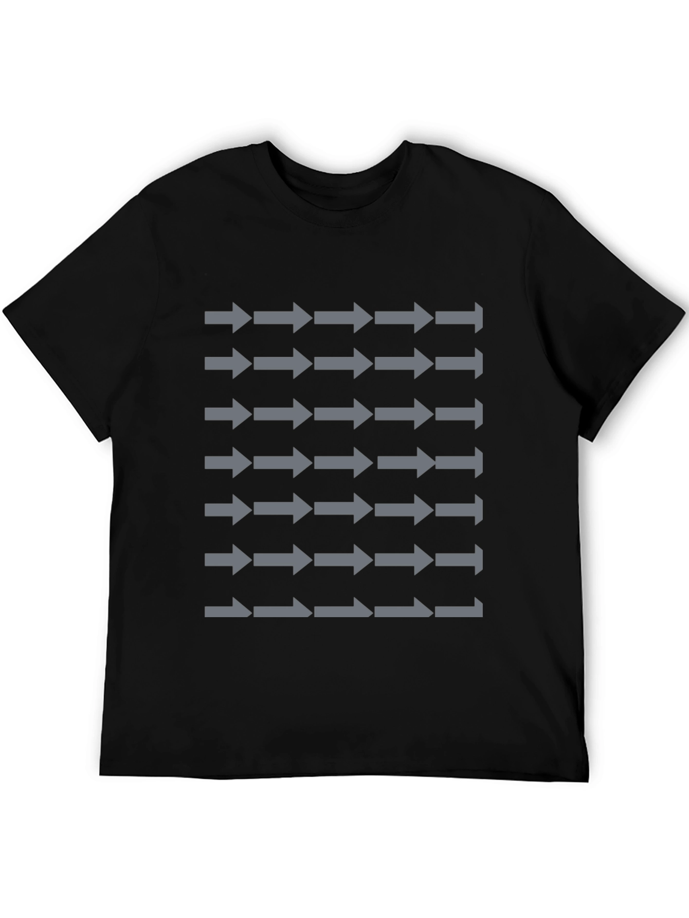 Arrow Pattern Graphic Print T-Shirt