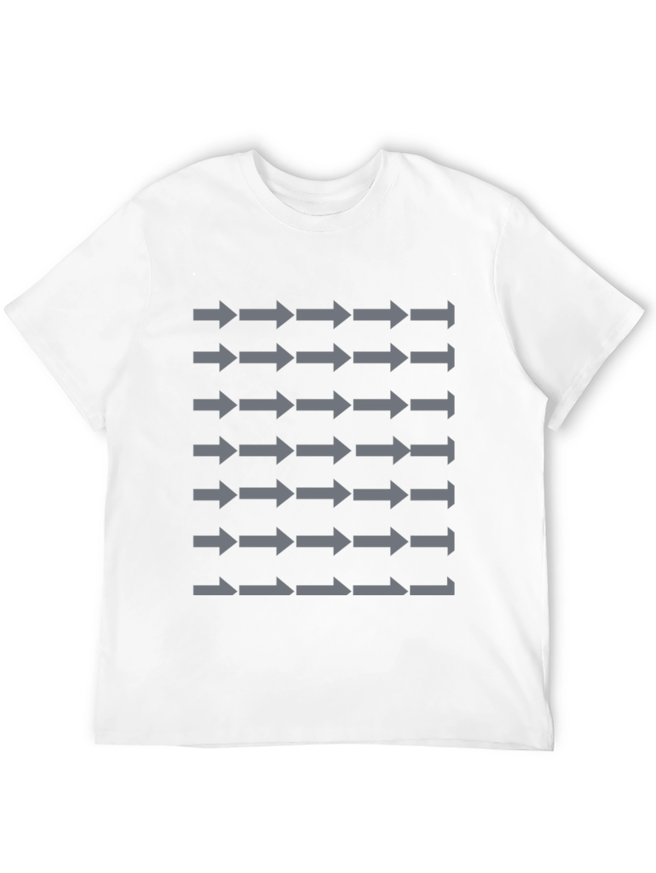 Arrow Pattern Graphic Print T-Shirt