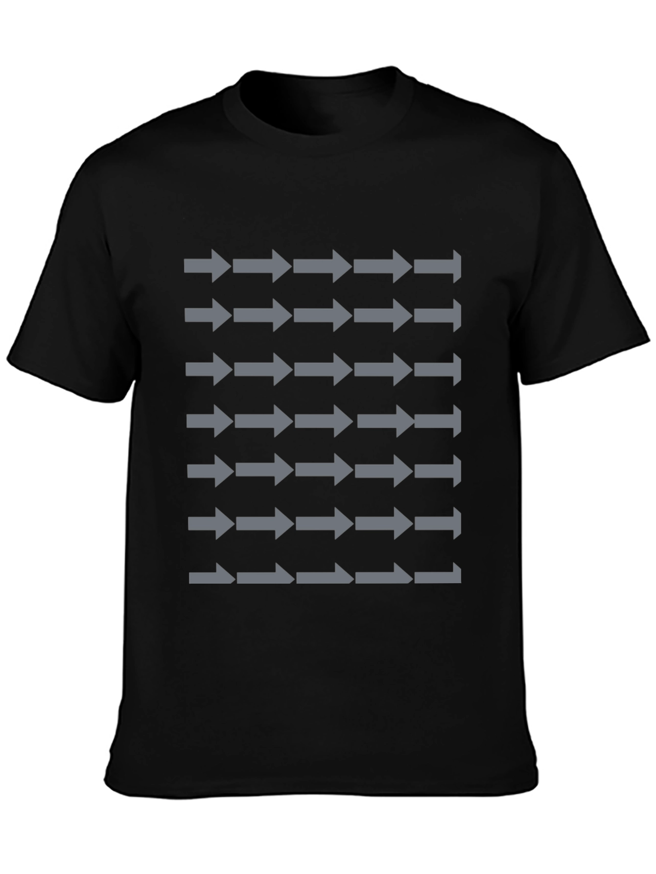 Arrow Pattern Graphic Print T-Shirt