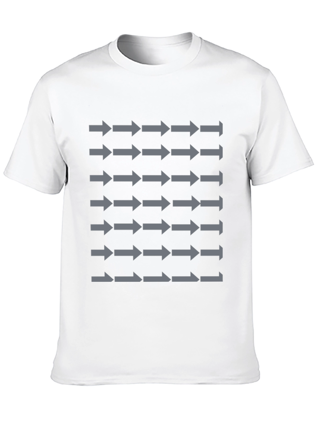 Arrow Pattern Graphic Print T-Shirt