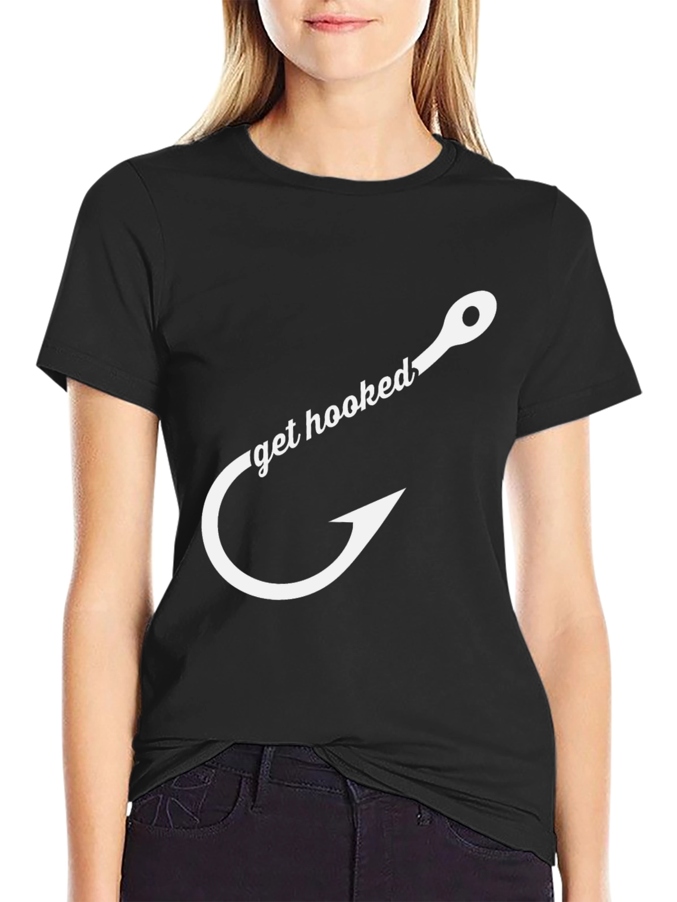 Get Hooked Fishing T-Shirt - Stylish Angler Tee