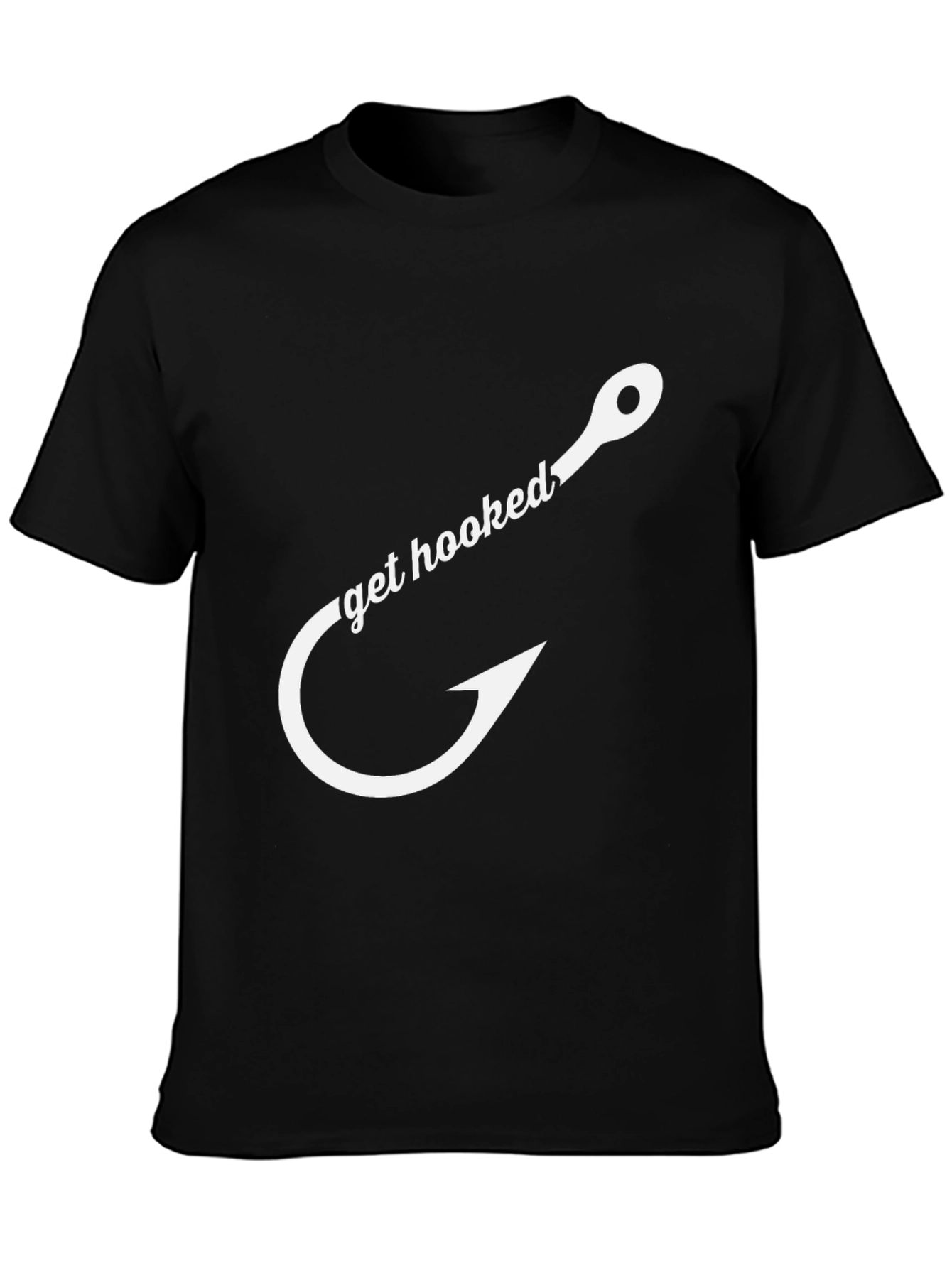Get Hooked Fishing T-Shirt - Stylish Angler Tee