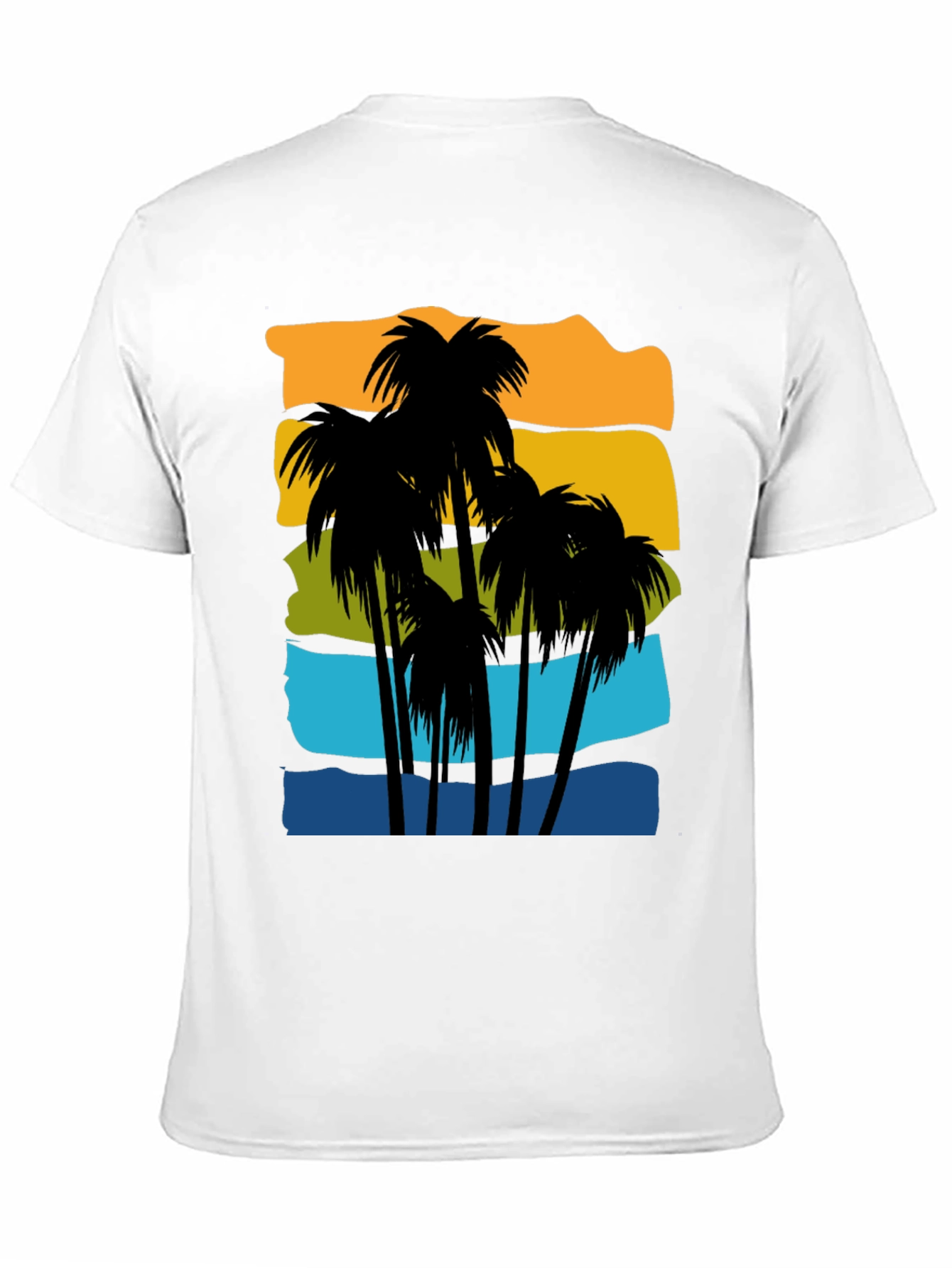 Retro Palm Tree Graphic T-Shirt