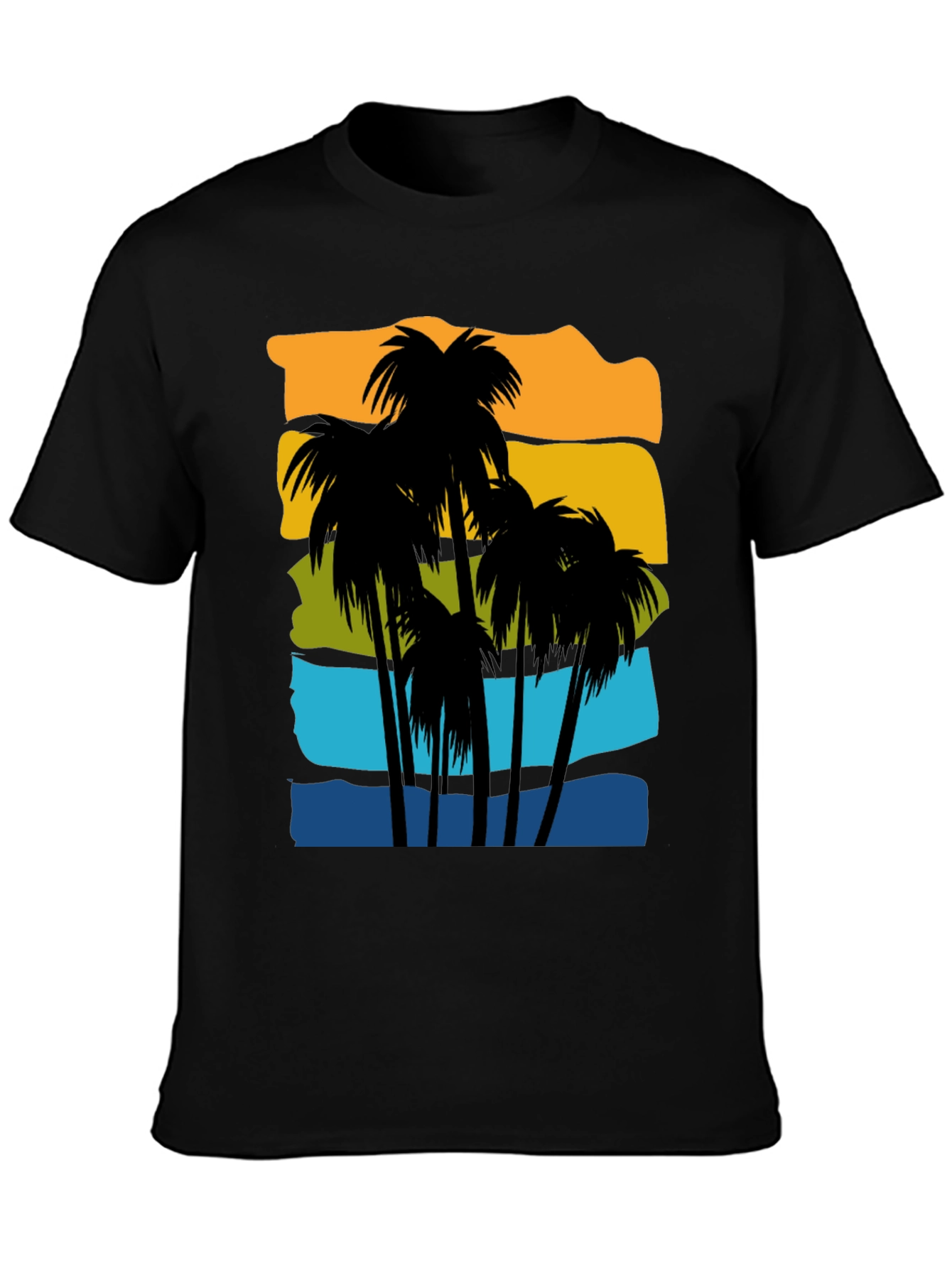Retro Palm Tree Graphic T-Shirt